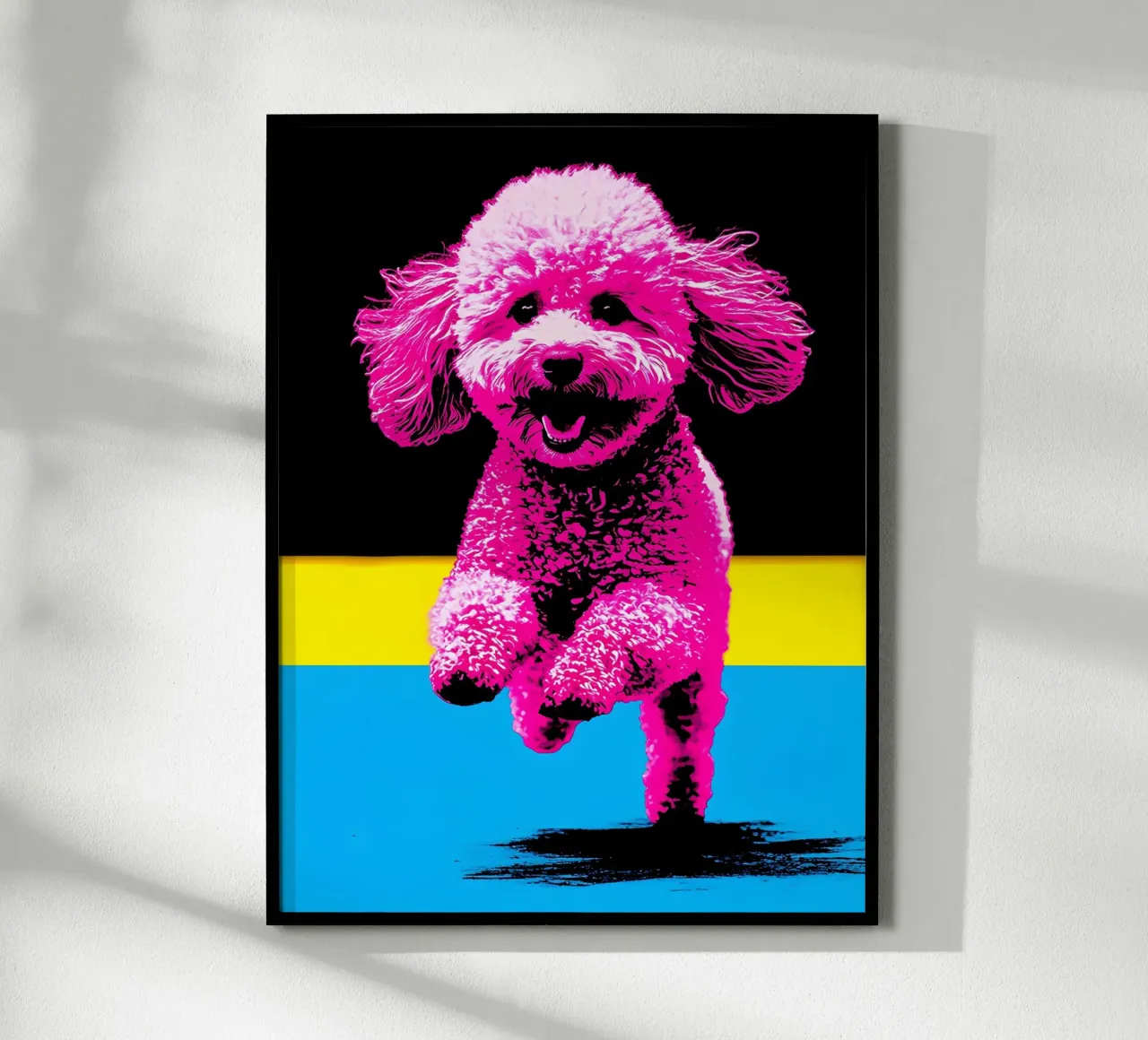 Pudel - Pop Art Hahnemühle von ColorCrash Gallery