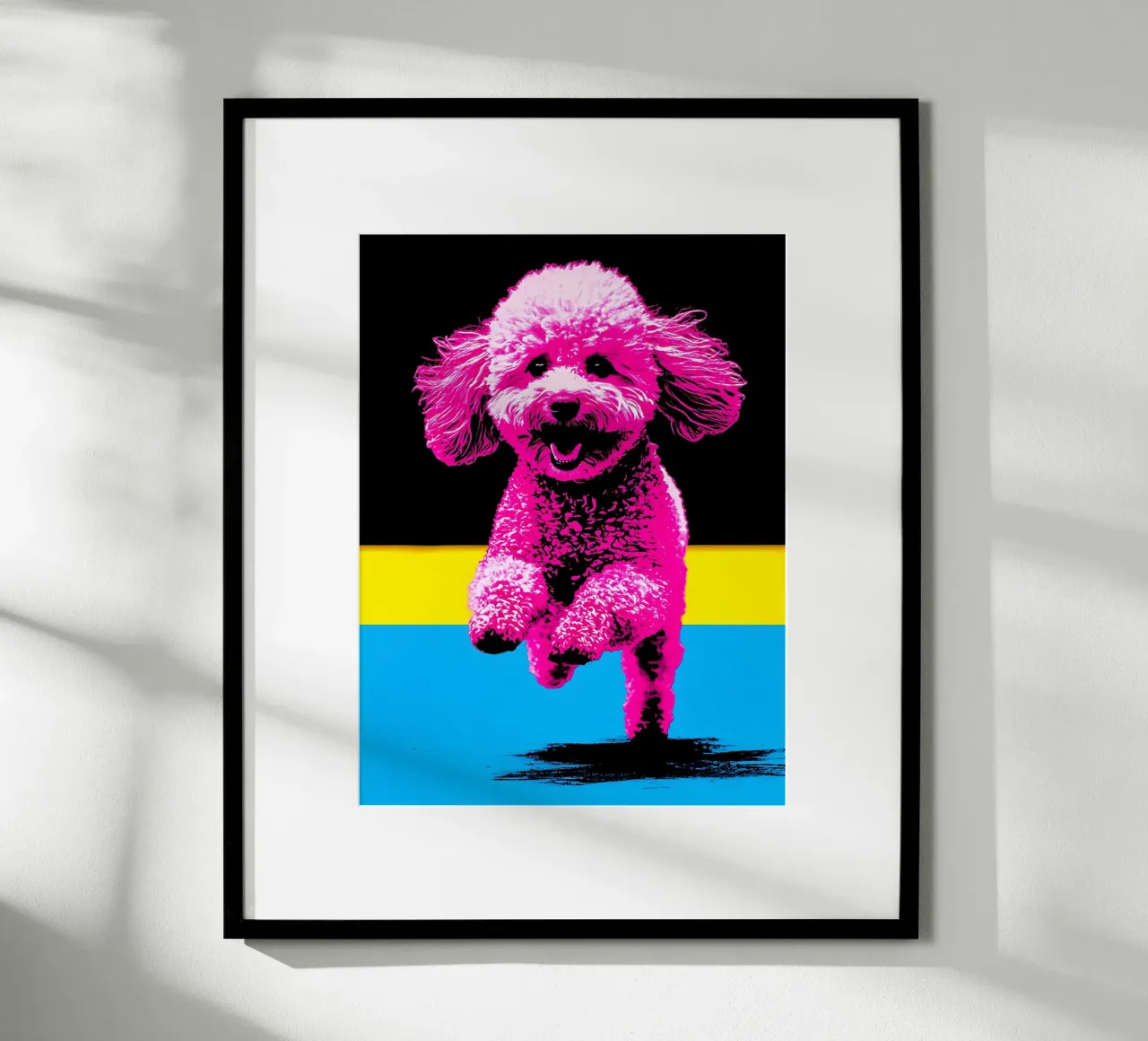 Pudel - Pop Art Hahnemühle von ColorCrash Gallery