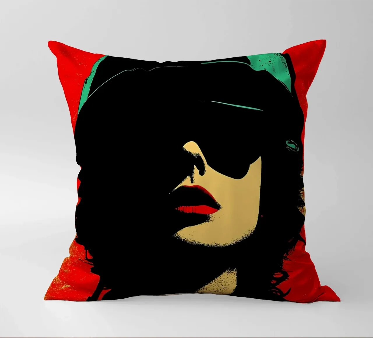 Donna libera - Pop Art cuscino da ColorCrash Gallery