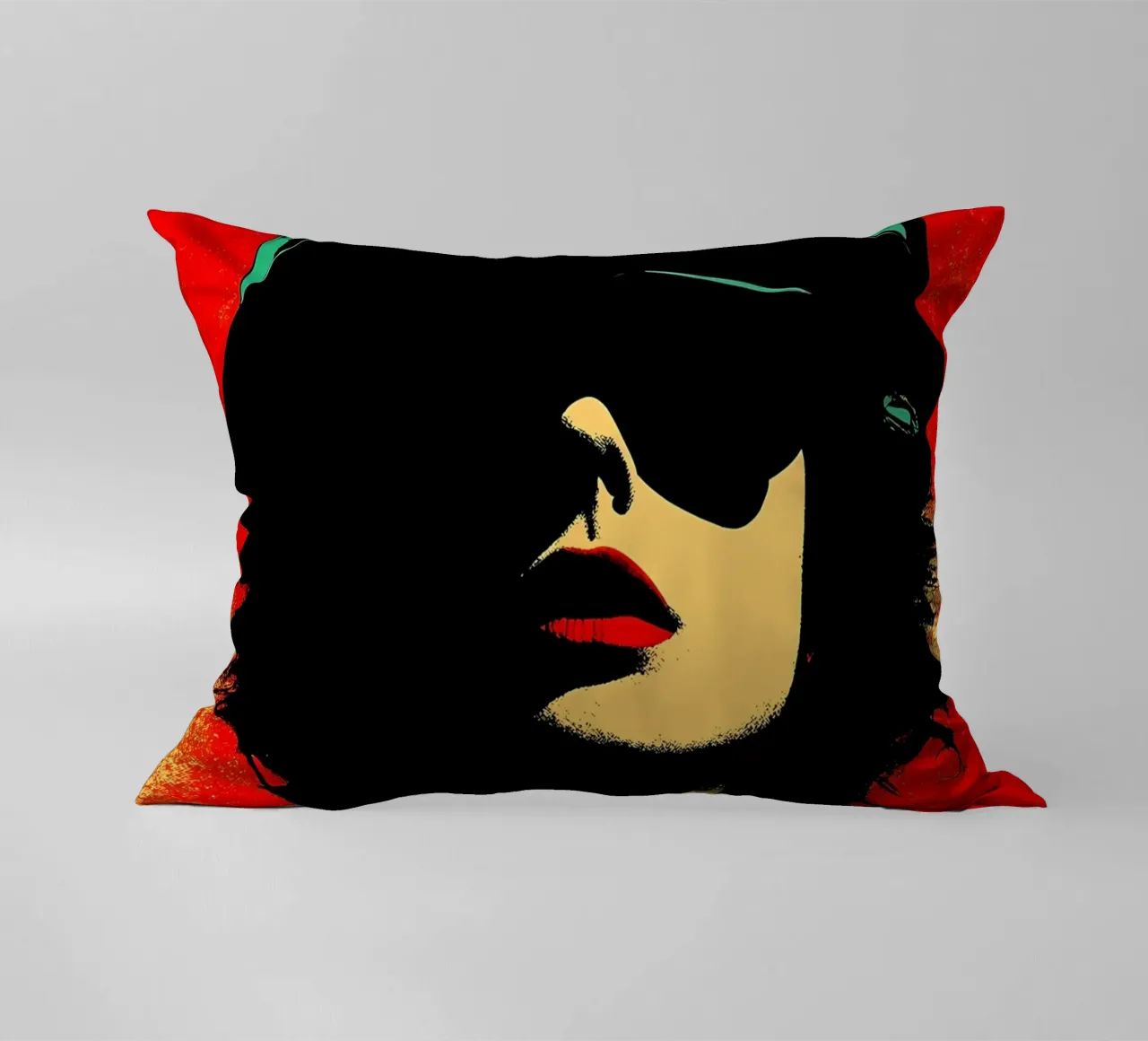 Donna libera - Pop Art cuscino da ColorCrash Gallery
