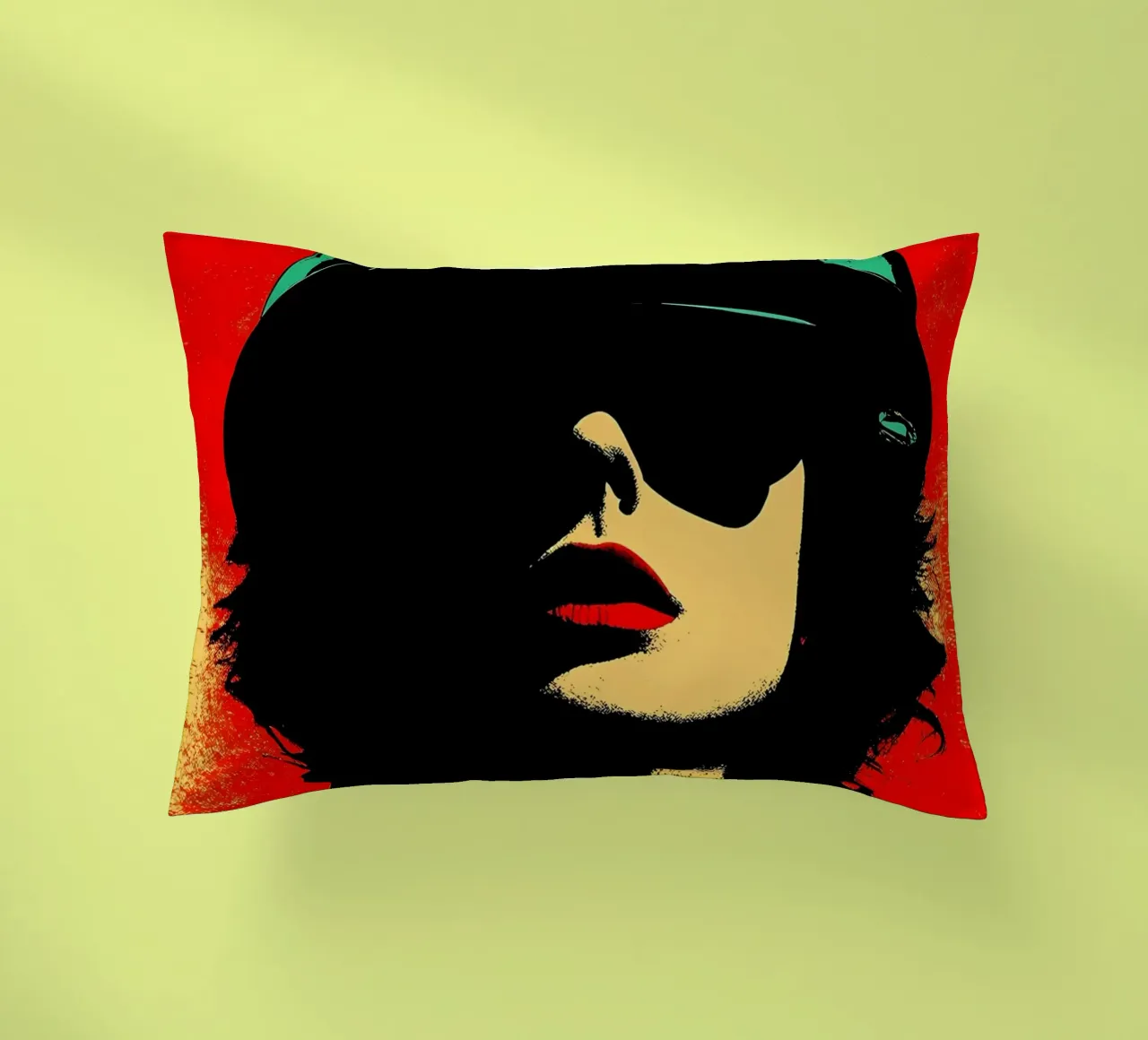 Donna libera - Pop Art cuscino da ColorCrash Gallery