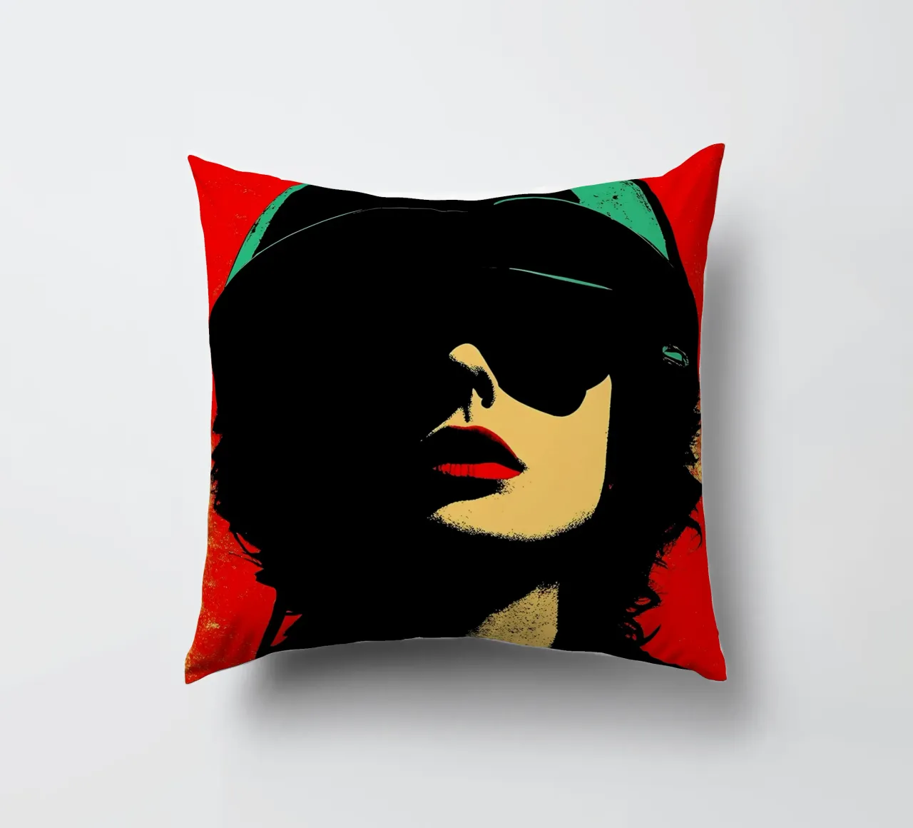 Donna libera - Pop Art cuscino da ColorCrash Gallery