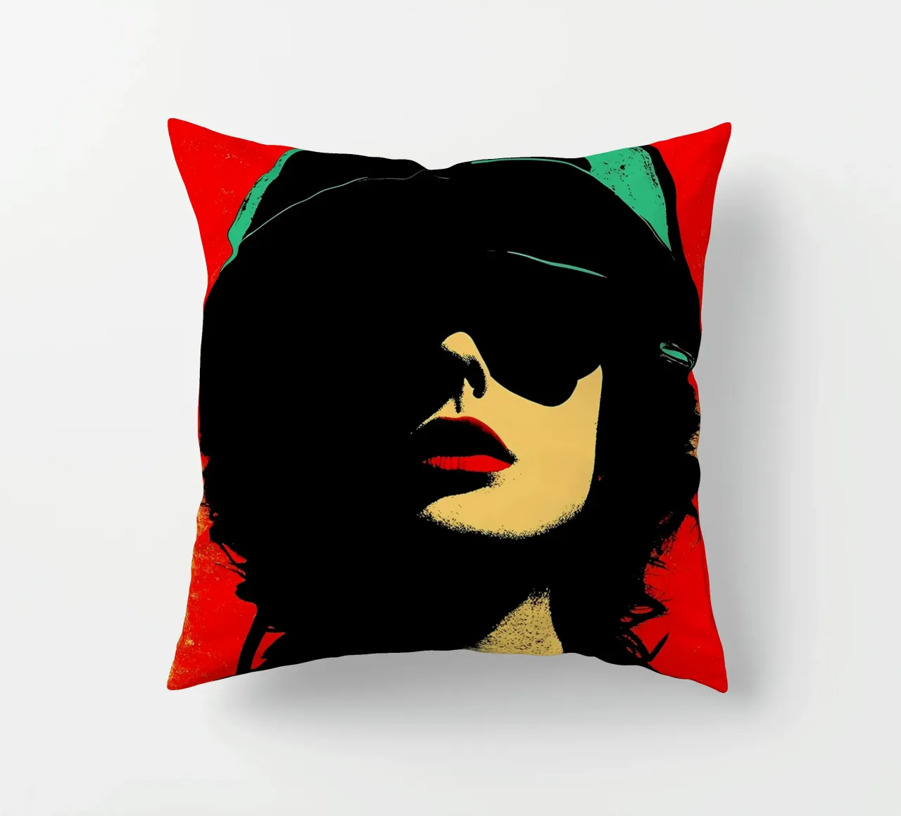 Donna libera - Pop Art cuscino da ColorCrash Gallery