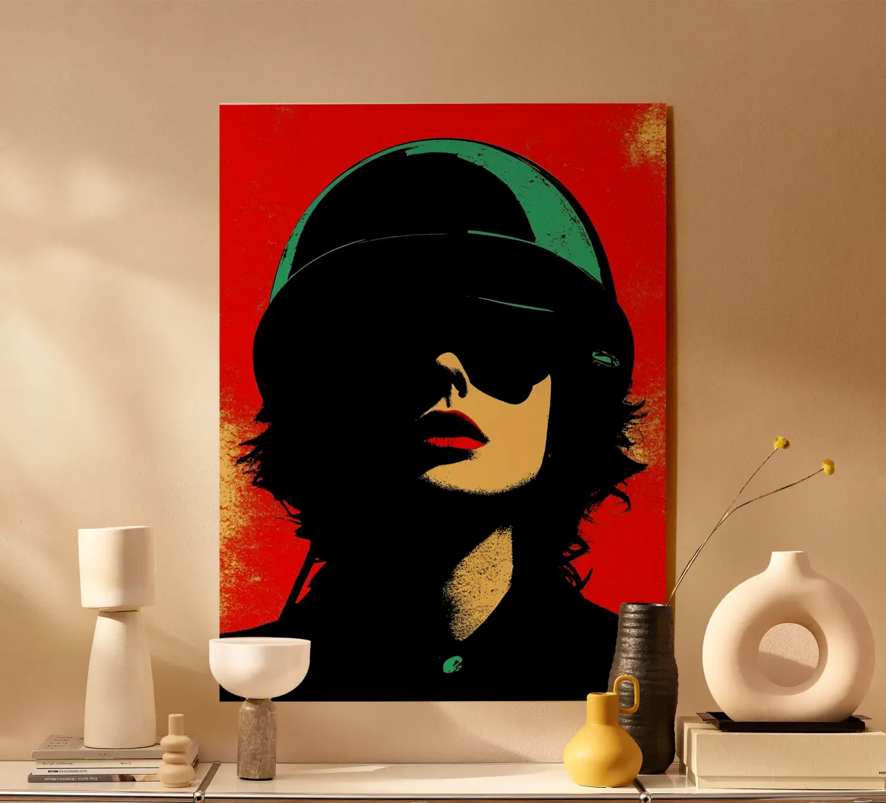 Donna libera - Pop Art plexiglass da ColorCrash Gallery