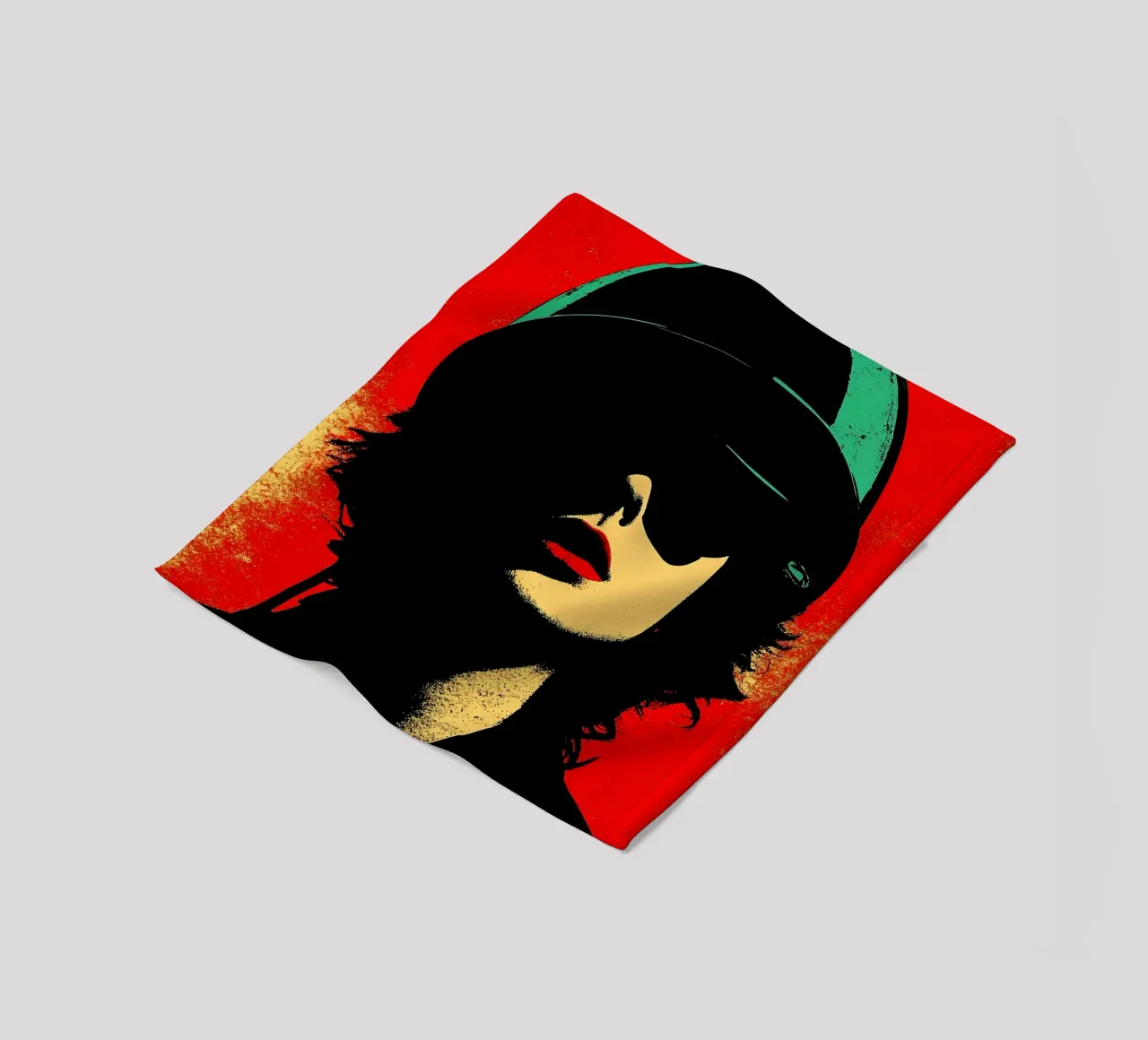 Donna libera - Pop Art coperta in pile da ColorCrash Gallery