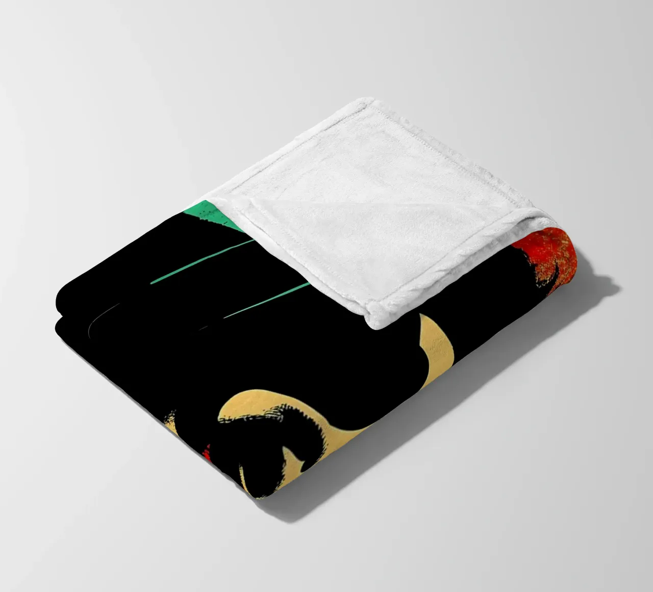 Donna libera - Pop Art coperta in pile da ColorCrash Gallery