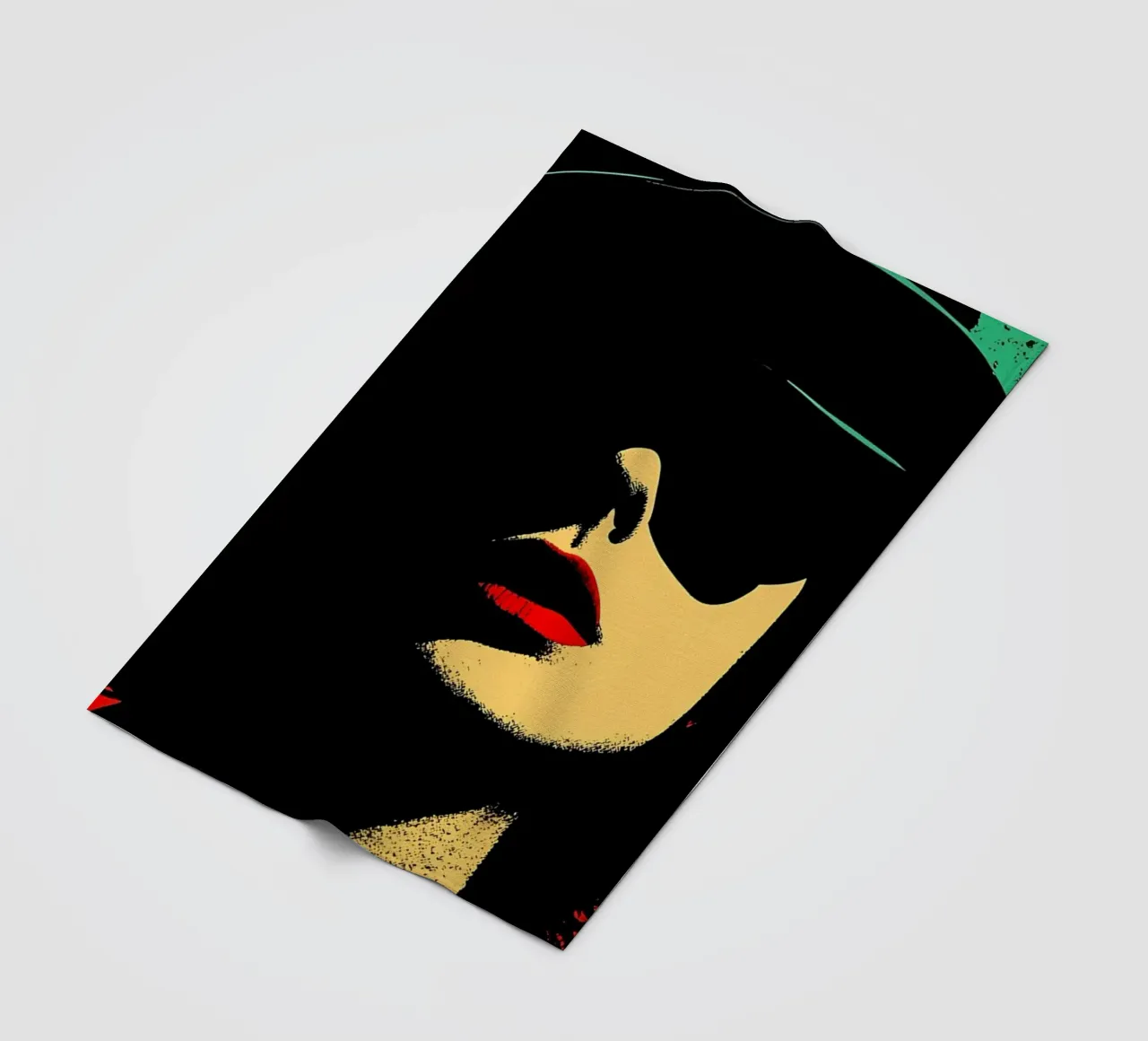 Donna libera - Pop Art coperta in pile da ColorCrash Gallery