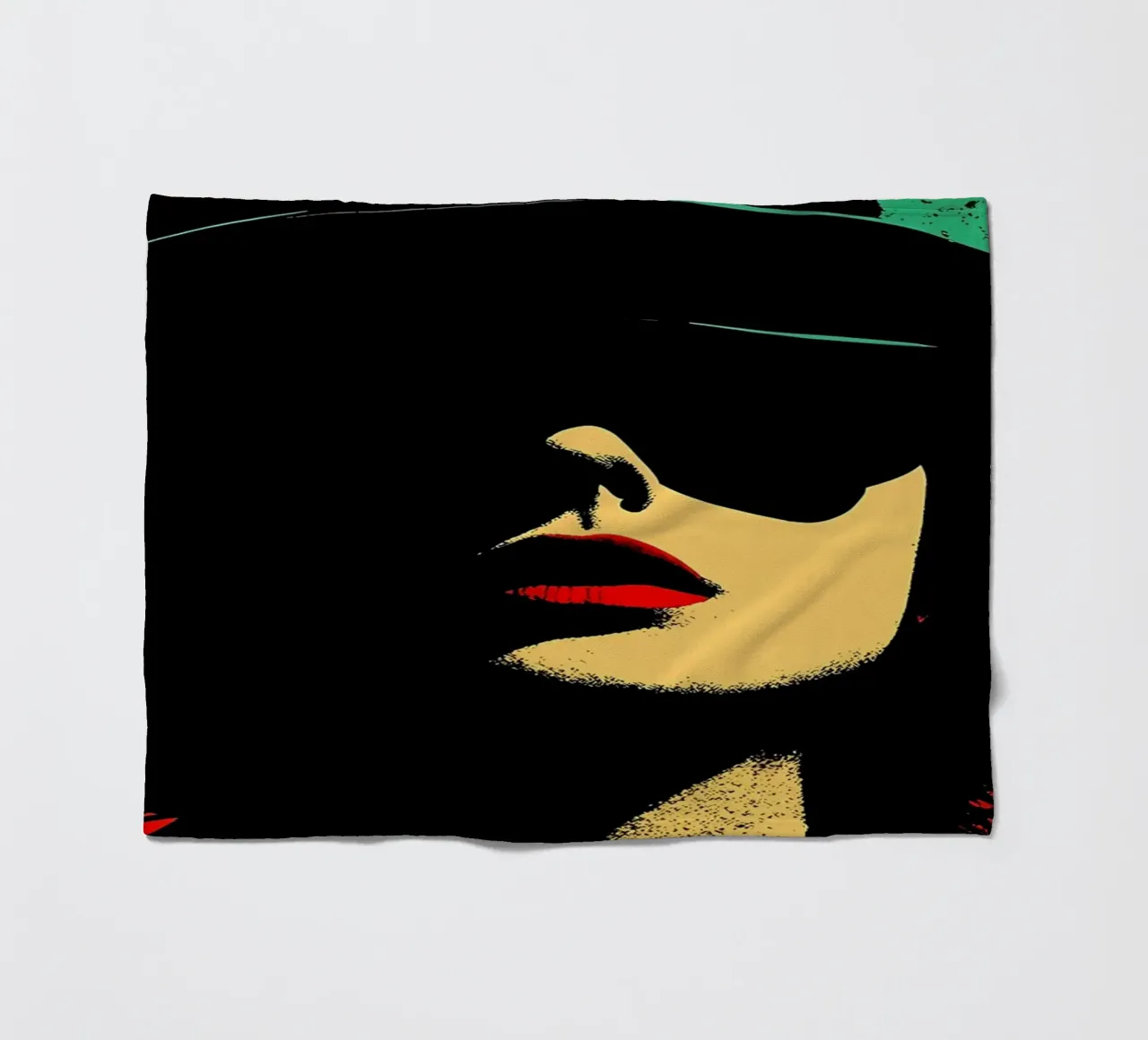 Donna libera - Pop Art coperta in pile da ColorCrash Gallery