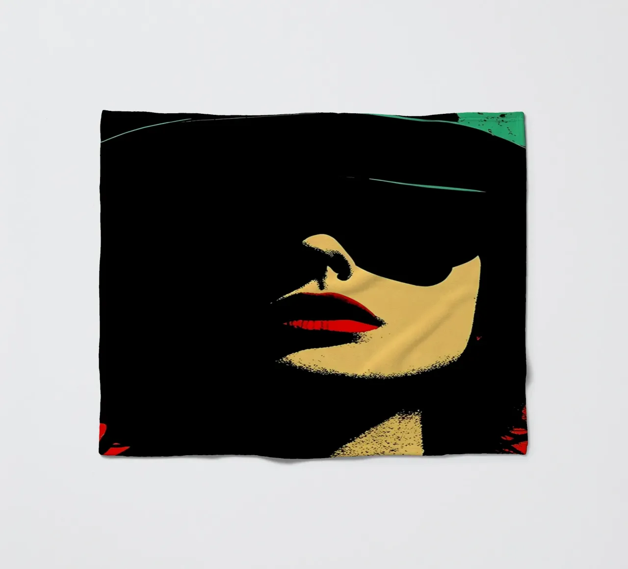 Donna libera - Pop Art coperta in pile da ColorCrash Gallery