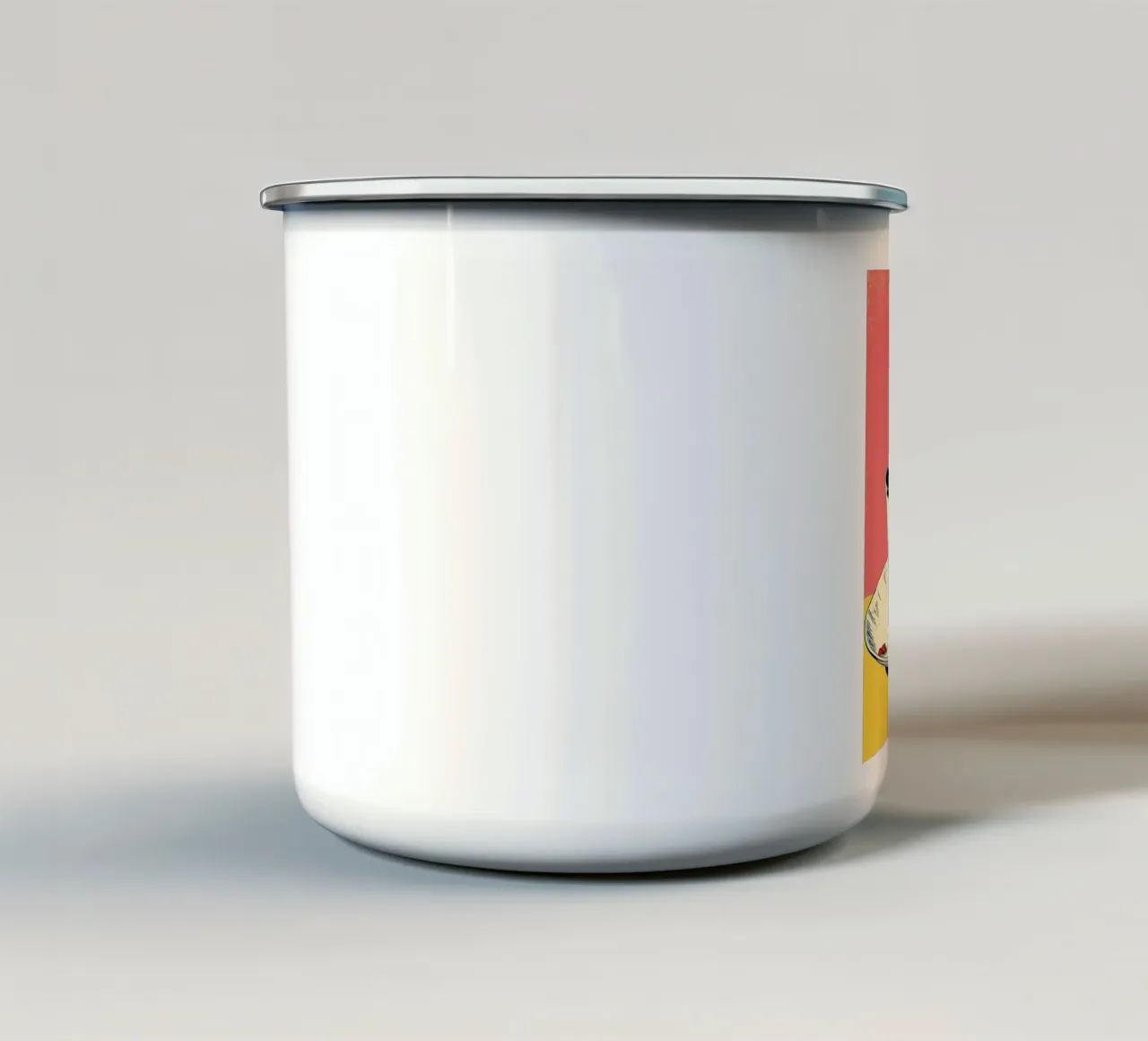 Tazza incrinata - Pop Art tazza in smalto da ColorCrash Gallery