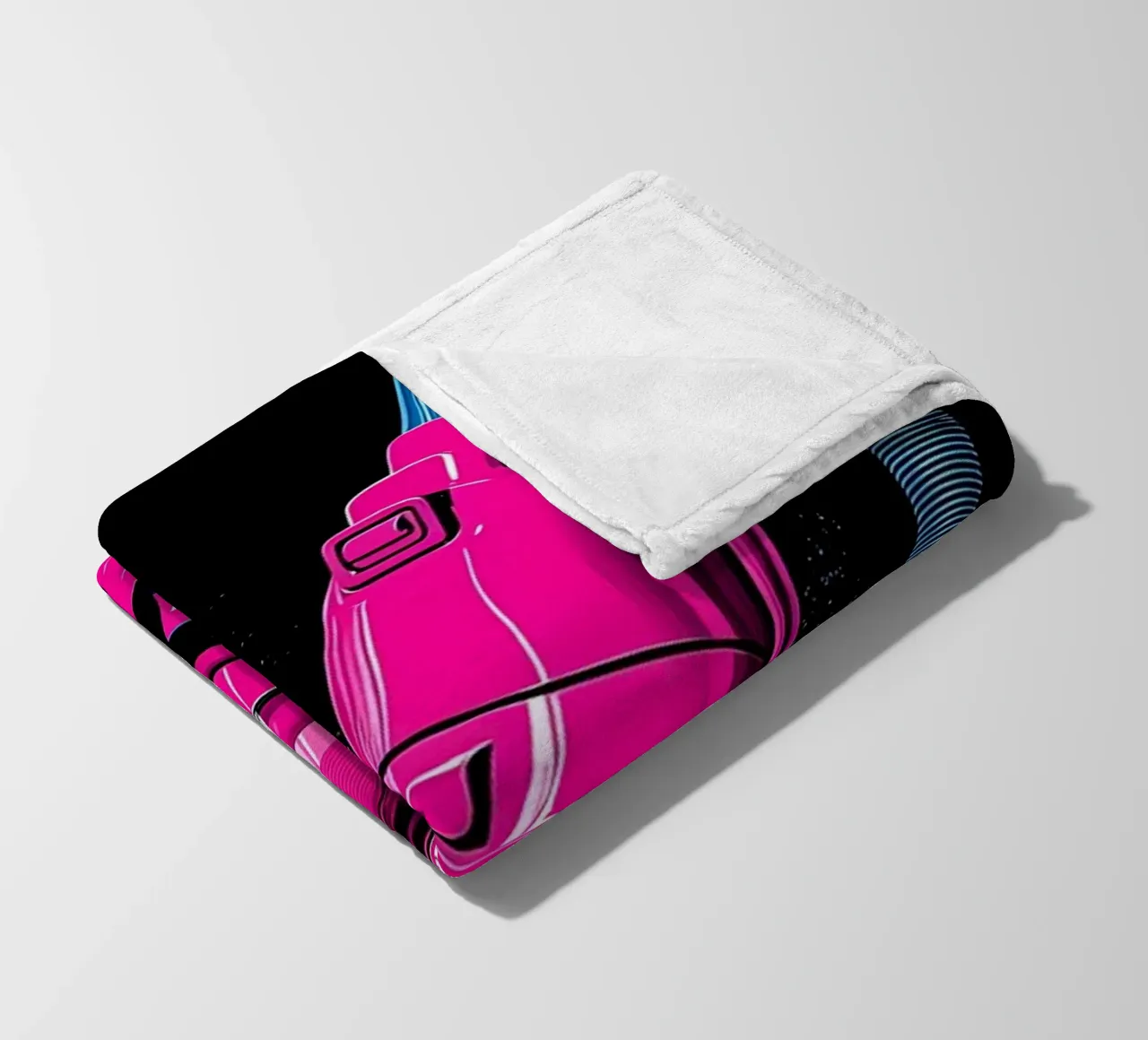 Aspirapolvere - Pop Art coperta in pile da ColorCrash Gallery