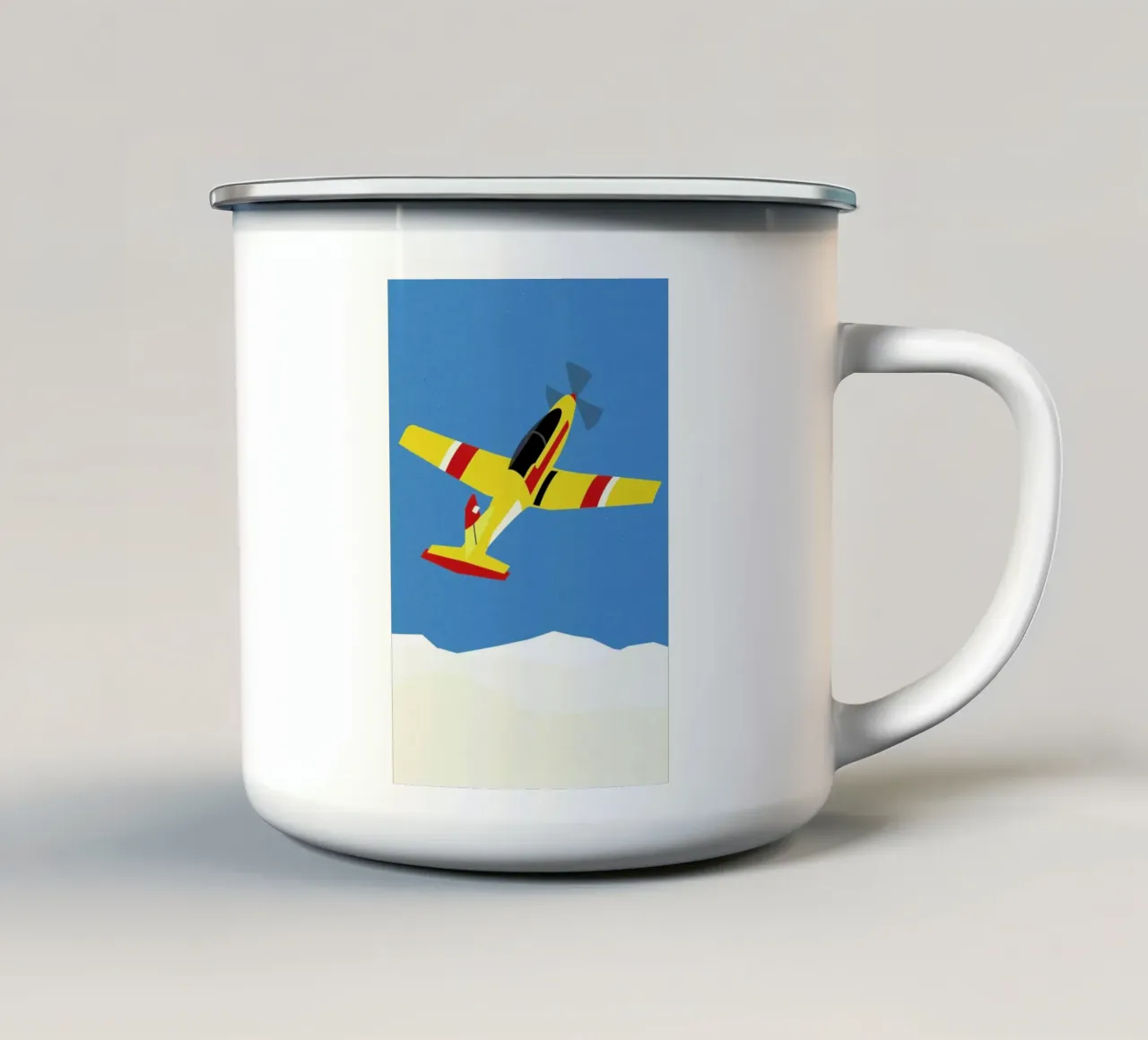 Pilatus PC-7 Solo Display tazza in smalto da Rosi Feist