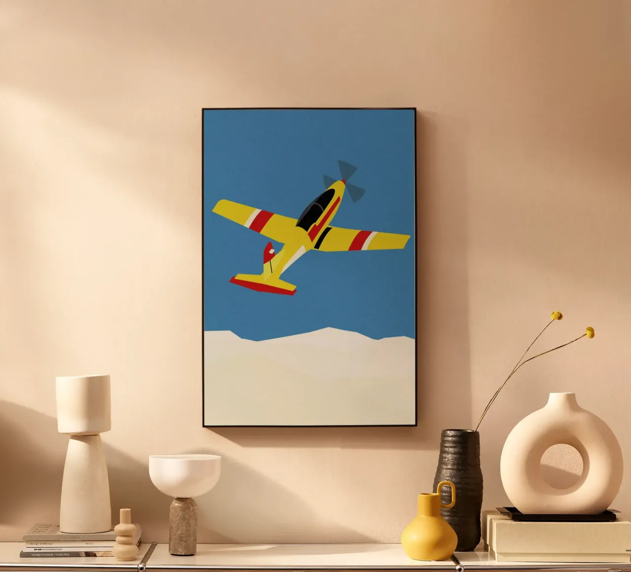 Pilatus PC-7 Solo Display alluminio dibond da Rosi Feist