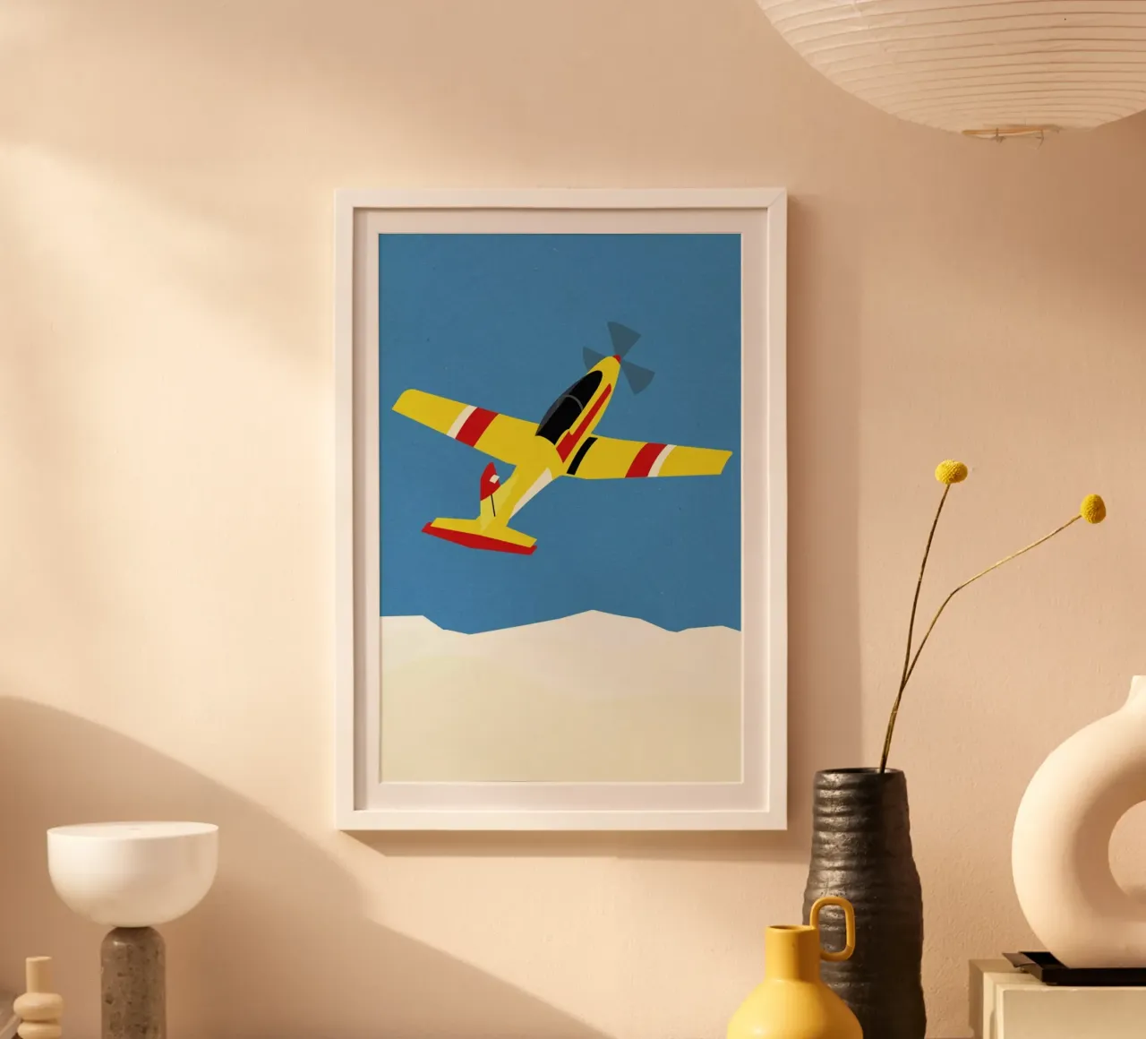 Pilatus PC-7 Solo Display carta hahnemühle da Rosi Feist