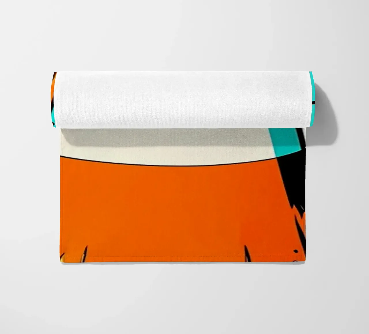 Le cône de signalisation en train de fondre - Pop Art serviette de plage de ColorCrash Gallery