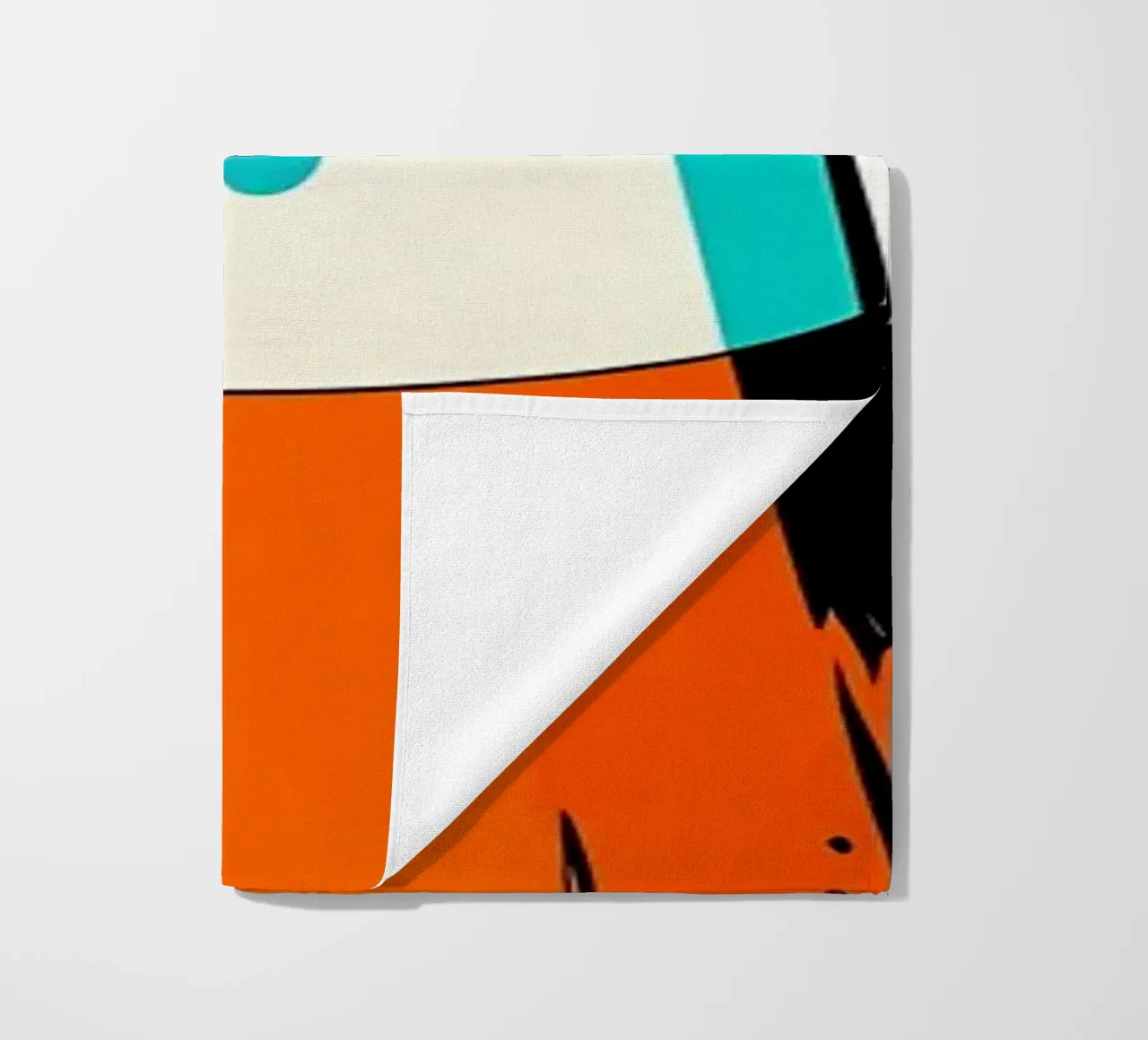 Le cône de signalisation en train de fondre - Pop Art serviette de plage de ColorCrash Gallery