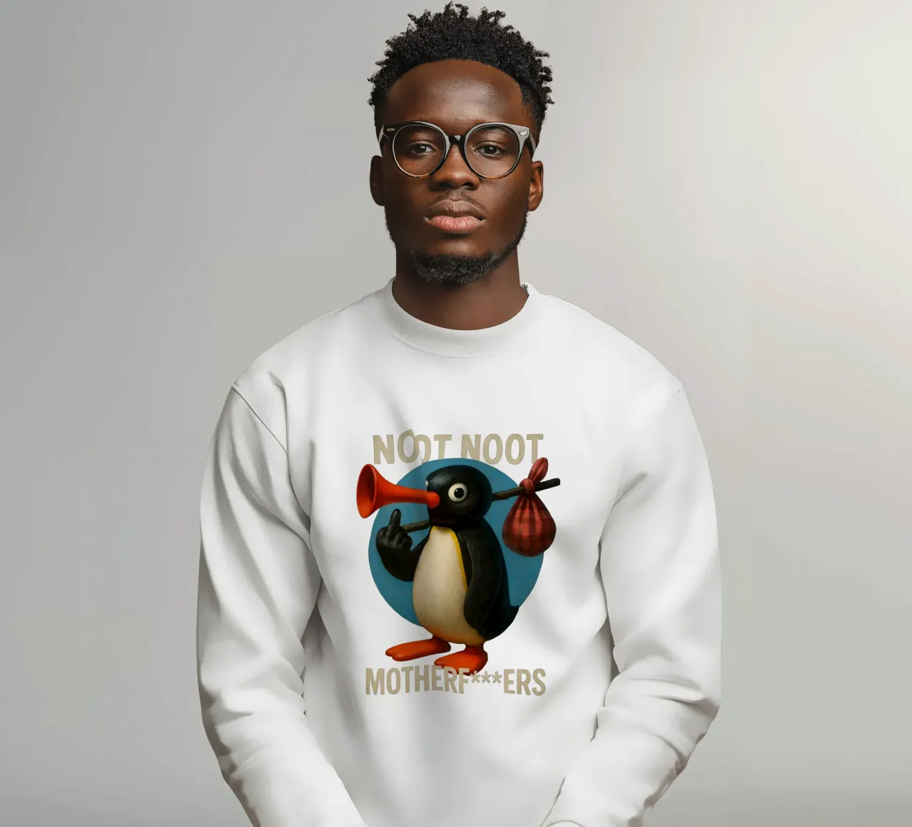 Noot Noot Motherfuckers Penguin Art felpa da Lootprint