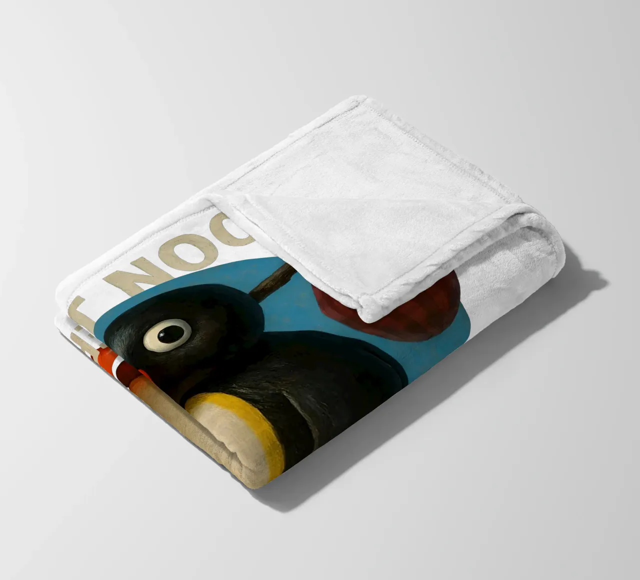Noot Noot Motherfuckers Penguin Art fleece blanket by Lootprint