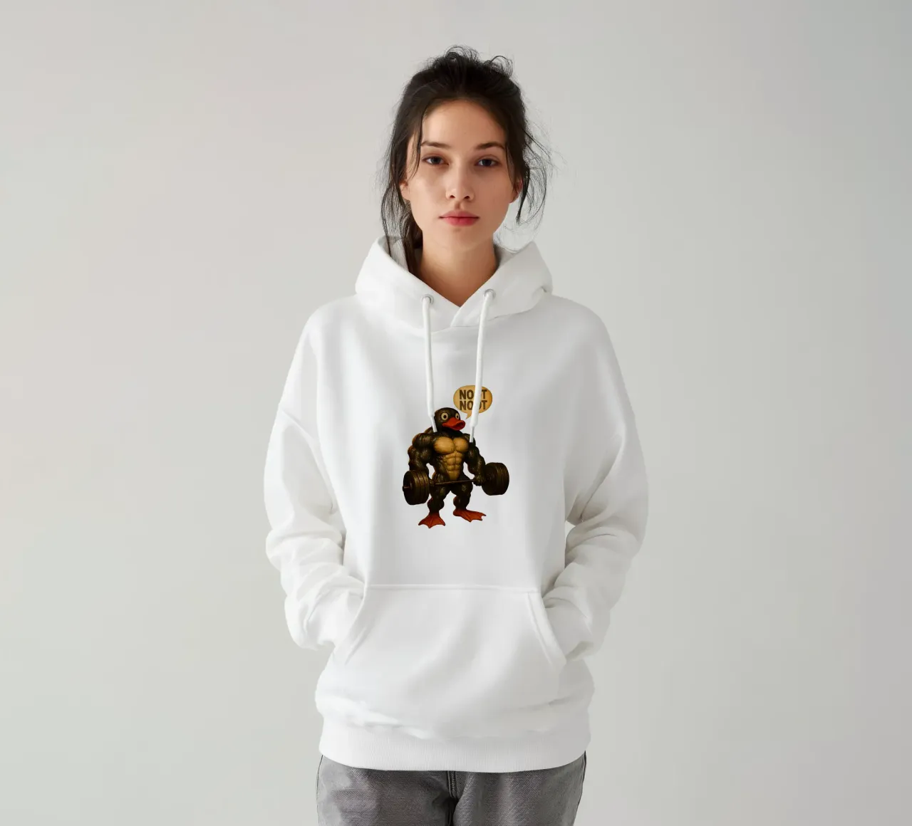 Pumping Pingu Gym Art felpa con cappuccio da Lootprint