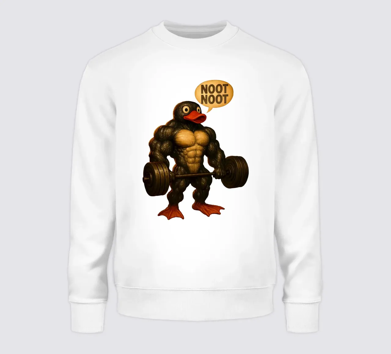 Pumping Pingu Gym Art felpa da Lootprint