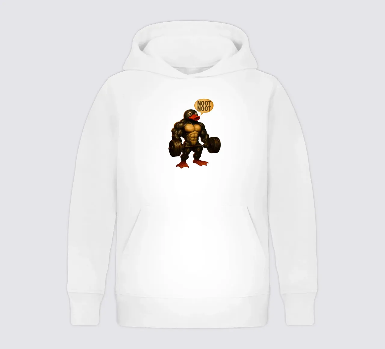 Pumping Pingu Gym Art felpa bambino con cappuccio da Lootprint