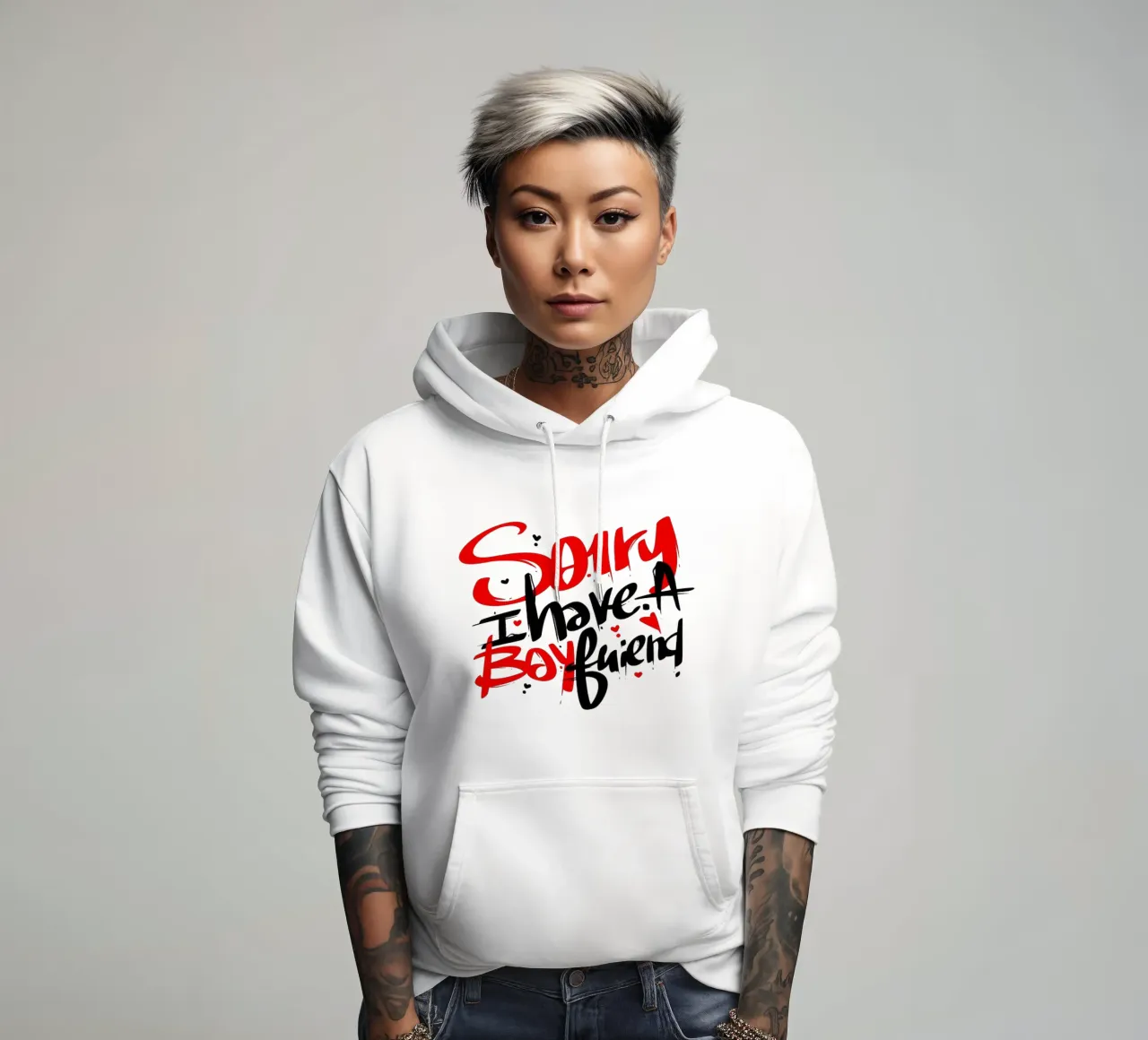T-shirt Summer vibes - Scusate, ho un fidanzato felpa con cappuccio da Gift For You