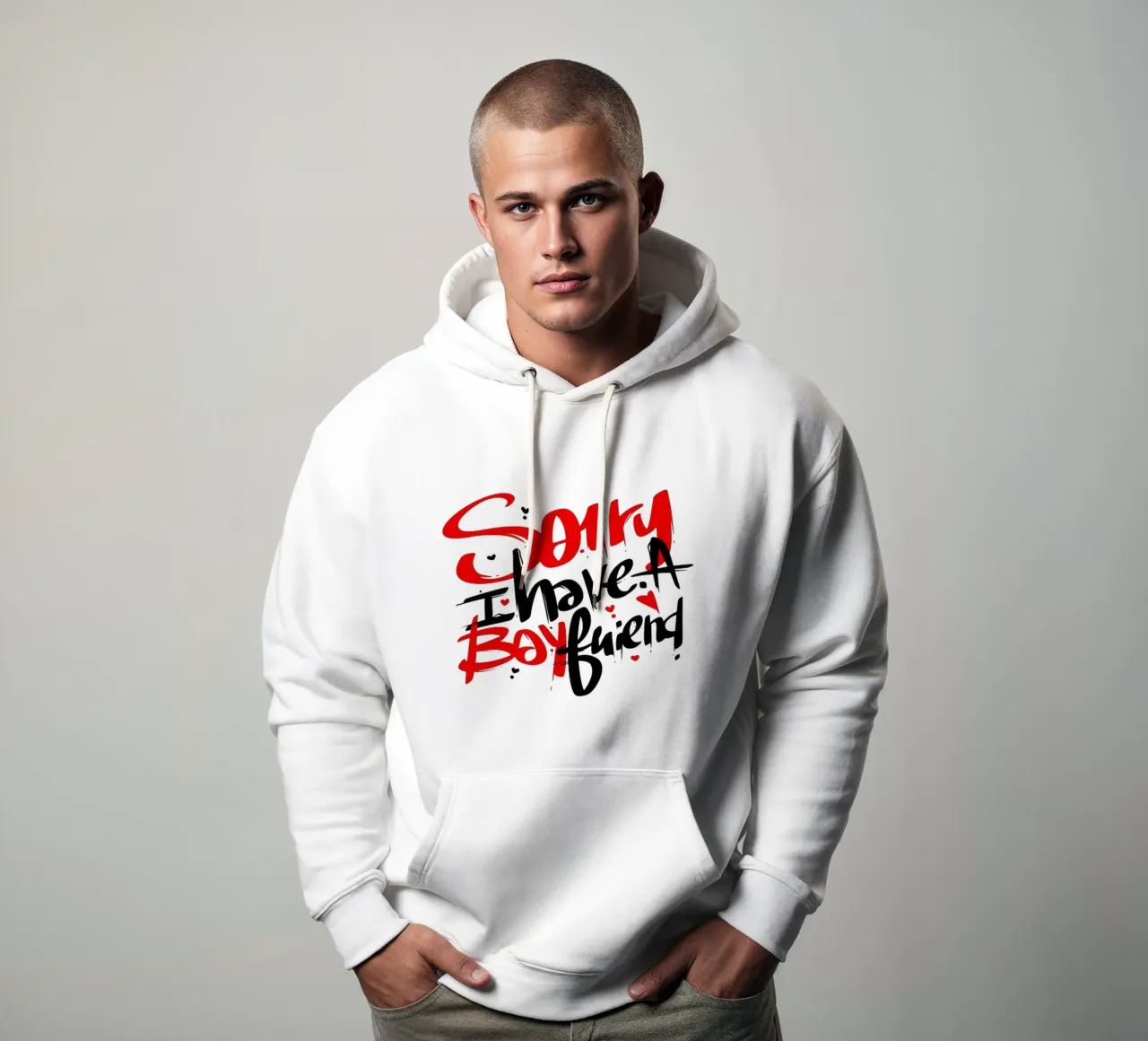 T-shirt Summer vibes - Scusate, ho un fidanzato felpa con cappuccio da Gift For You