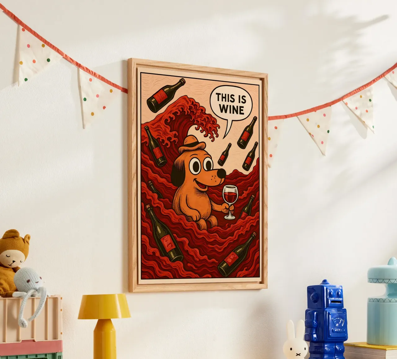 This Is Wine Meme plexiglass da Lootprint