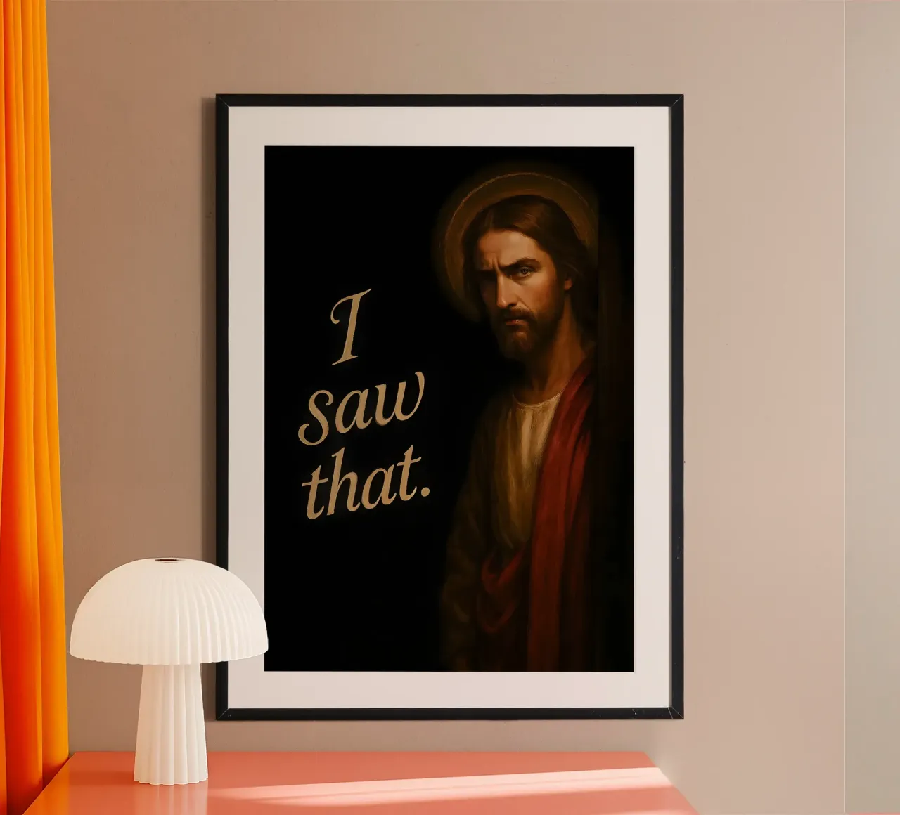 Jesus Saw That hahnemühle by Lootprint