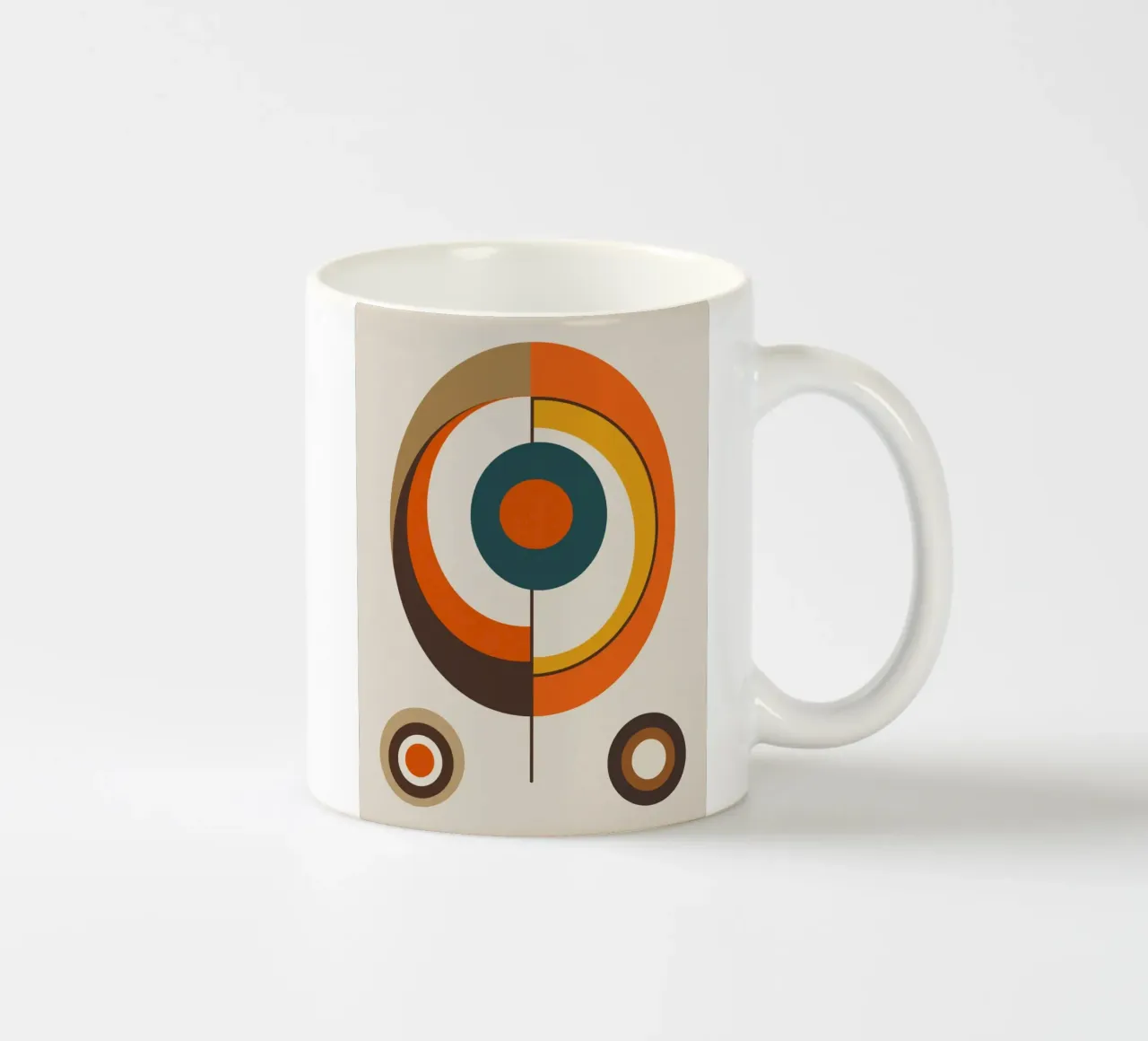 Simbolo geometrico boho tazza in ceramica da Little Dean