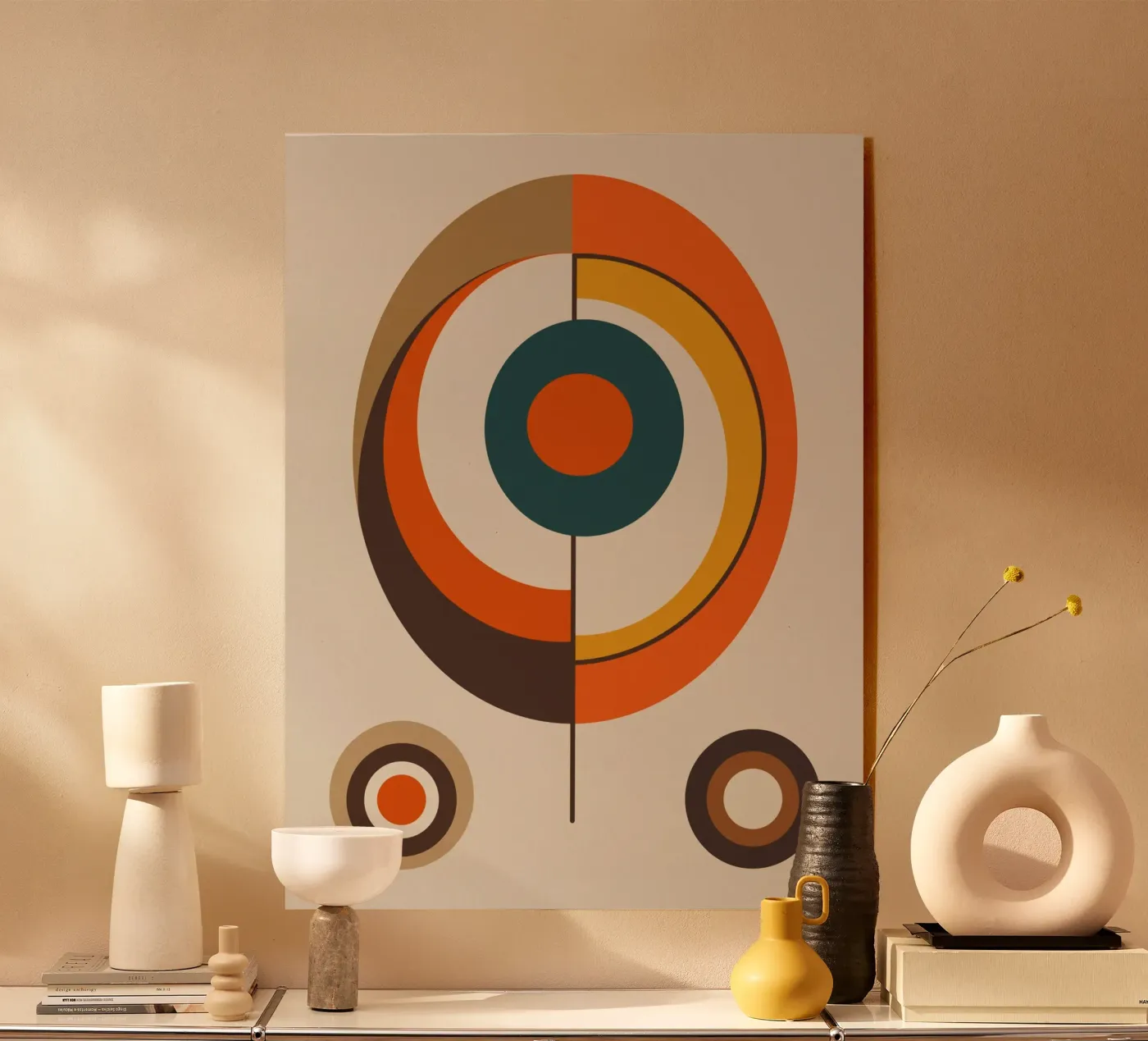 Simbolo geometrico boho plexiglass da Little Dean