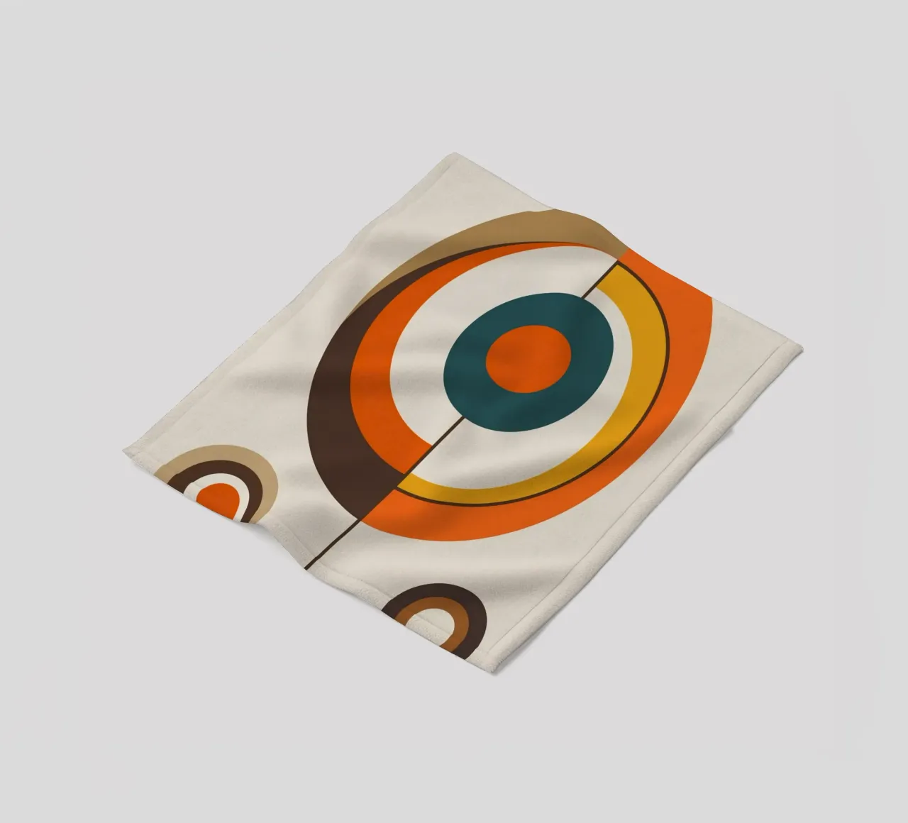 Simbolo geometrico boho coperta in pile da Little Dean