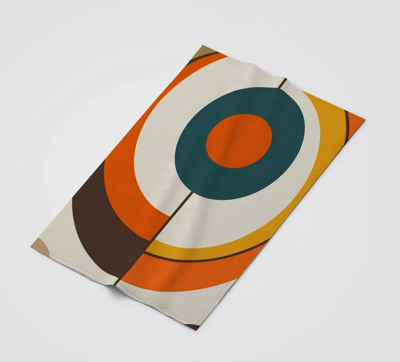 Simbolo geometrico boho coperta in pile da Little Dean