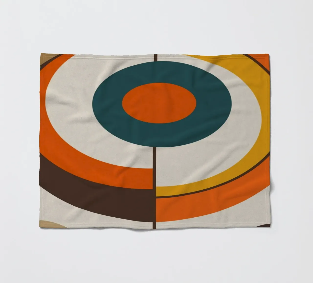 Simbolo geometrico boho coperta in pile da Little Dean