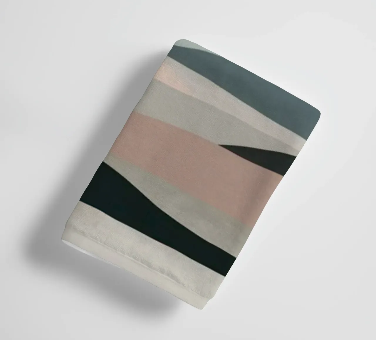 Nordic landscape mountain range 07 towel by Little Dean