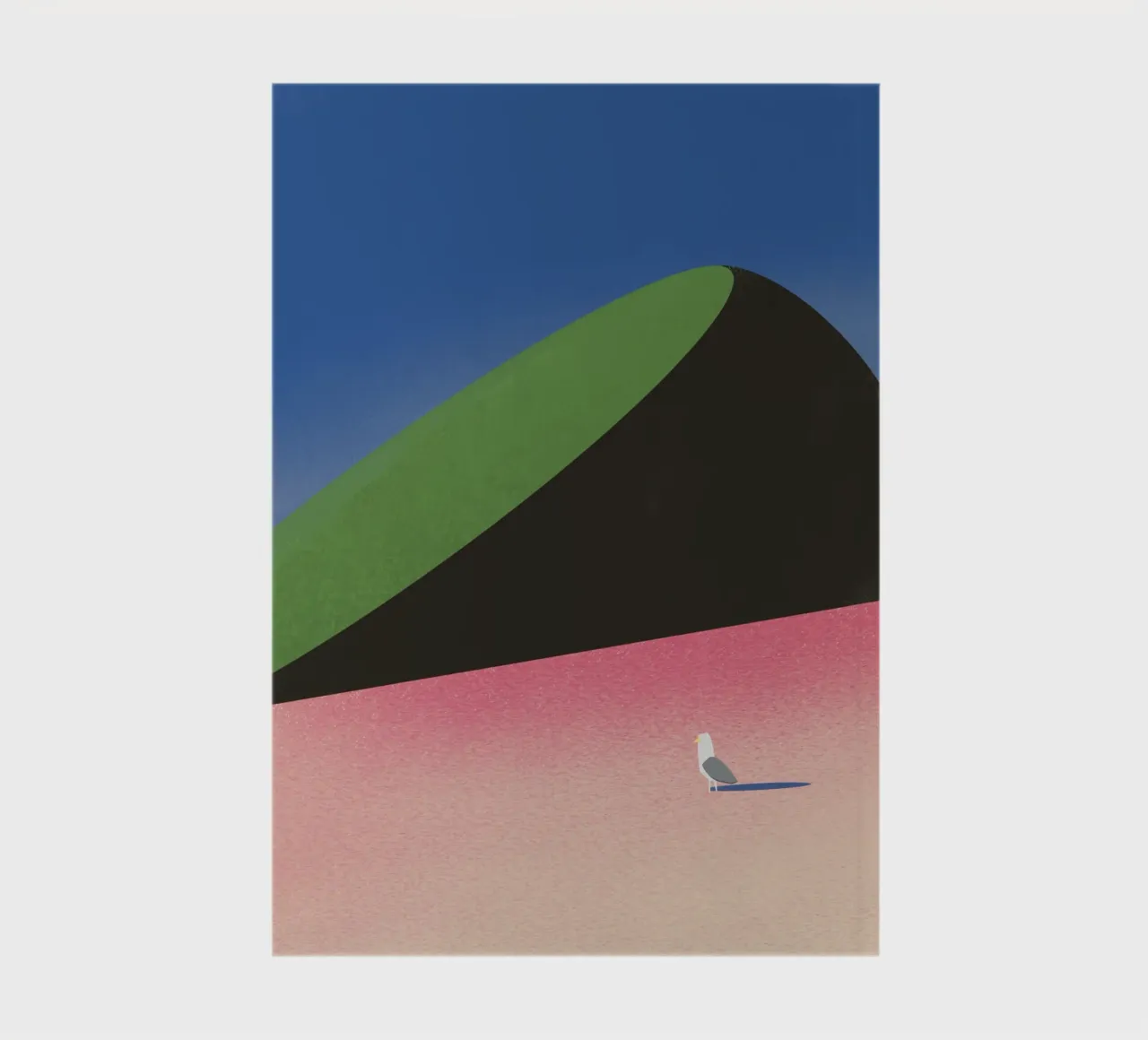 Seagull in foreign land notebook by Little Dean