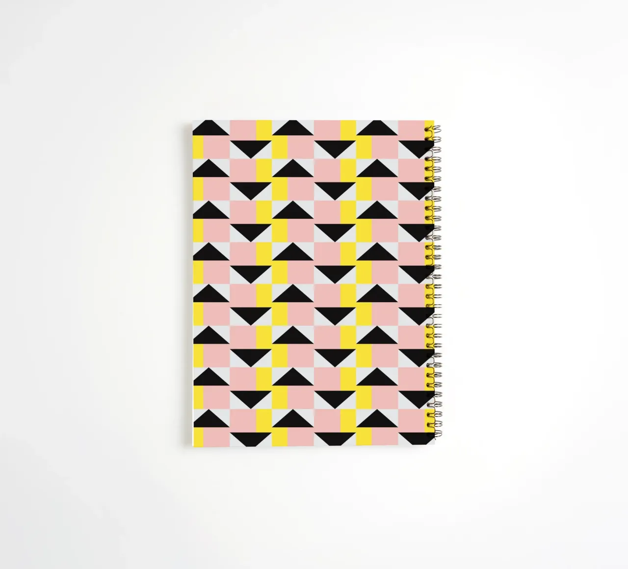 3d Geometrical pattern 03 spiral notebook by Little Dean