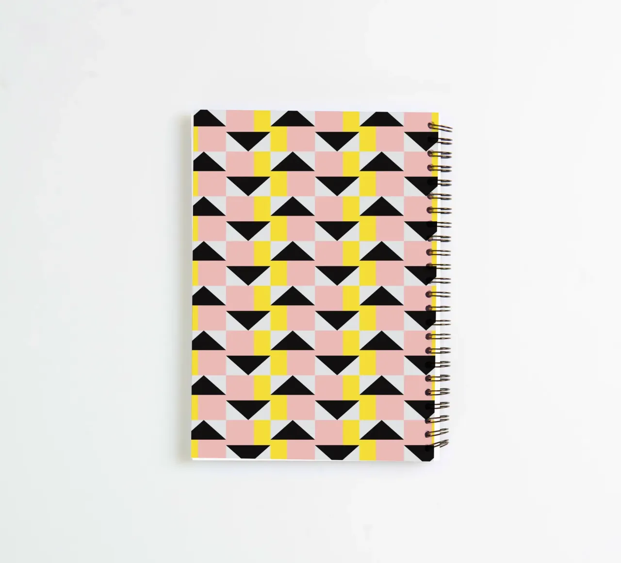 3d Geometrical pattern 03 spiral notebook by Little Dean
