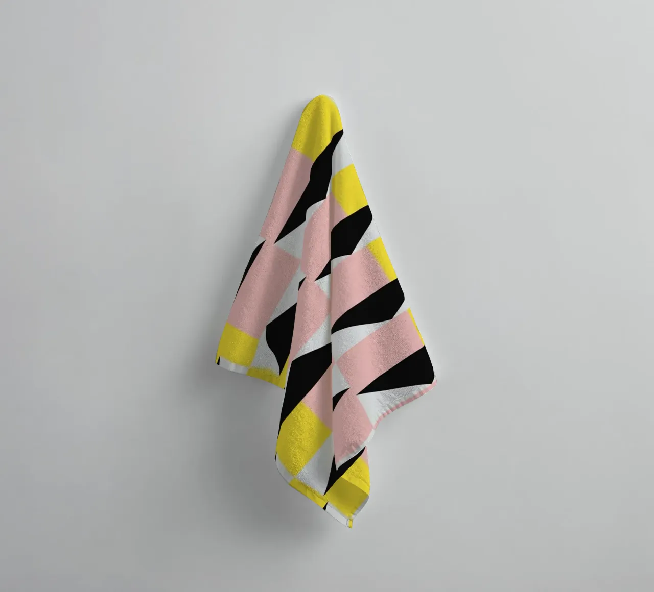 3d Geometrisches Muster 03 Handtuch von Little Dean