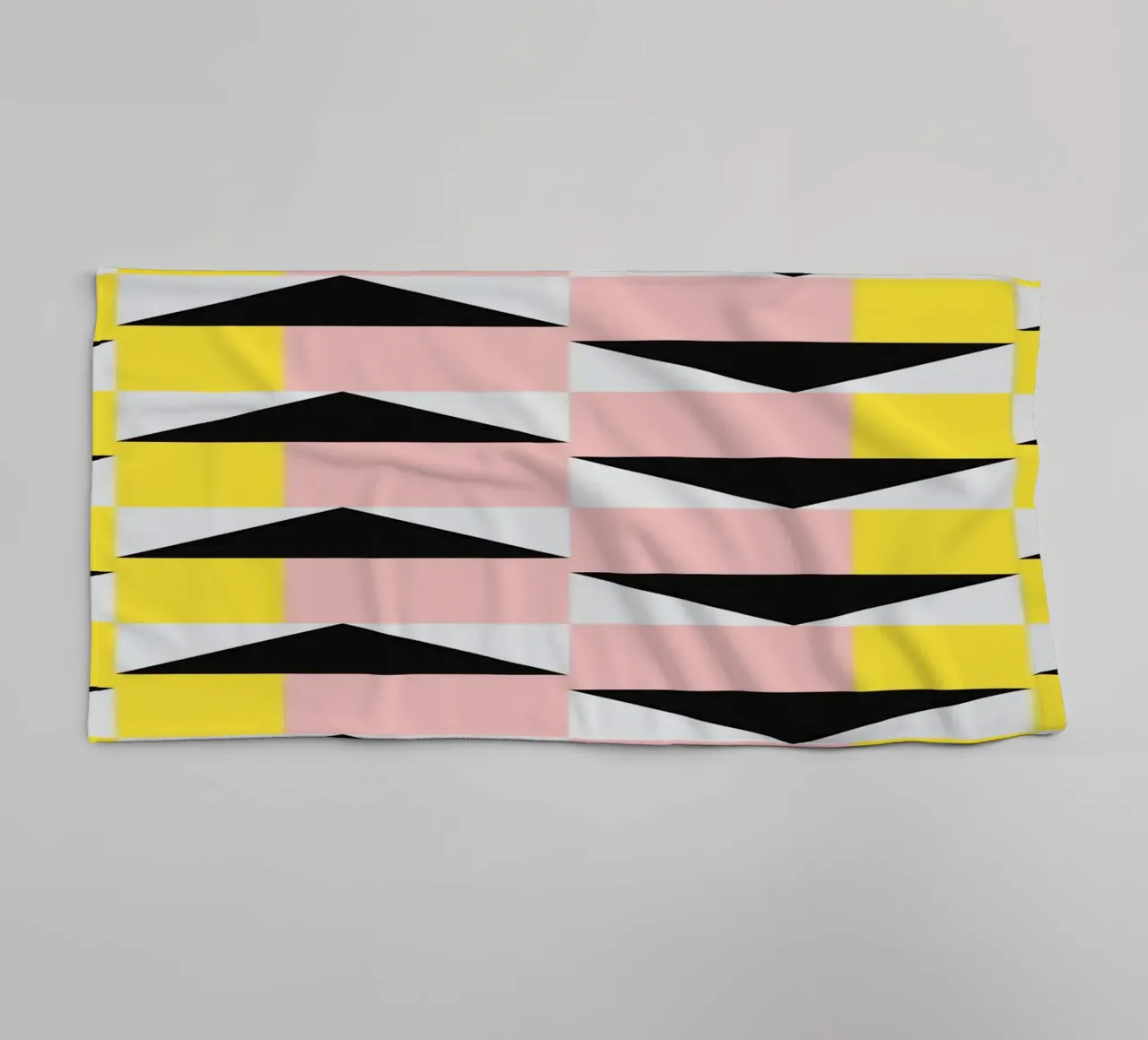 3d Geometrisches Muster 03 Handtuch von Little Dean