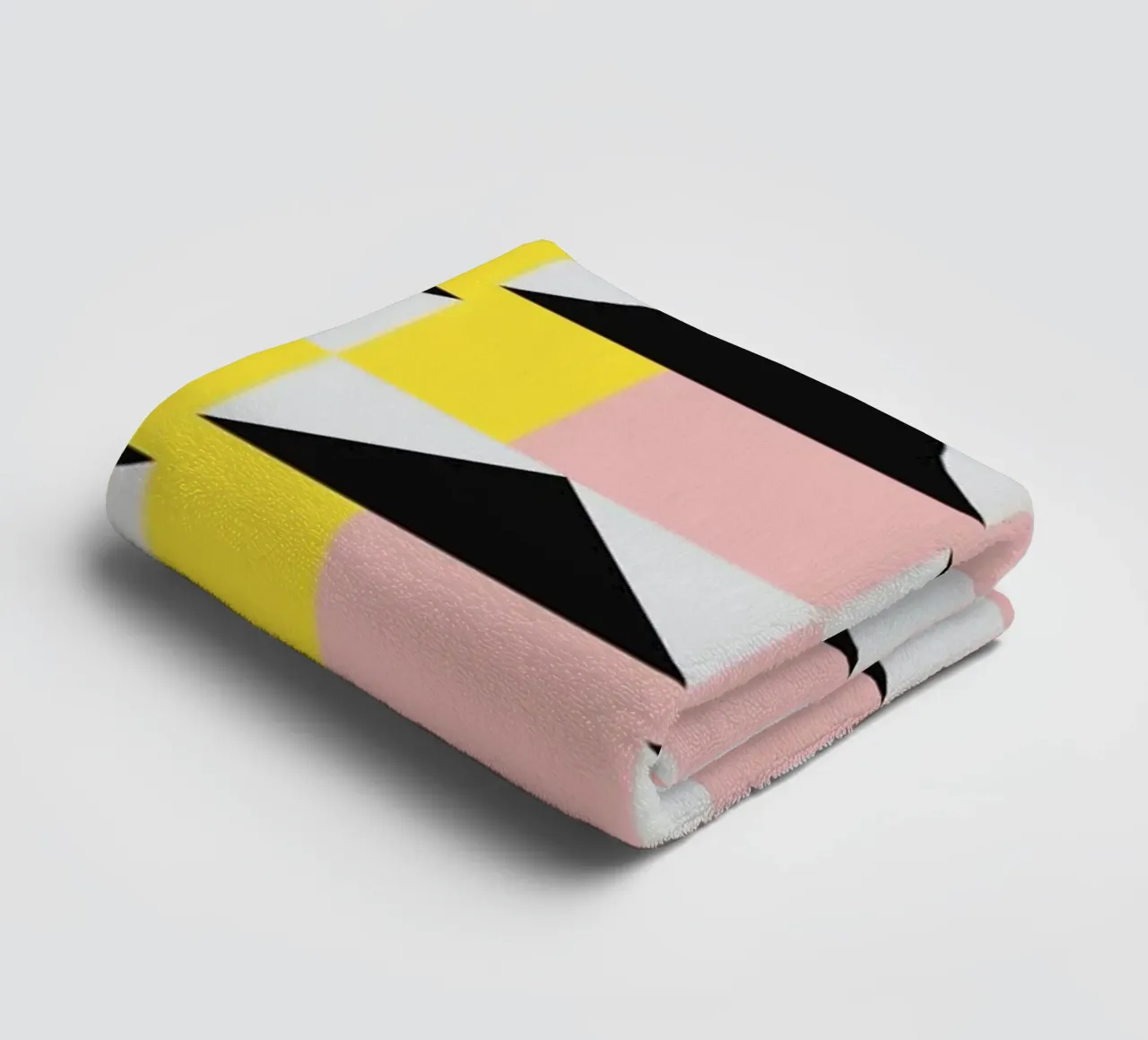 3d Geometrisches Muster 03 Handtuch von Little Dean