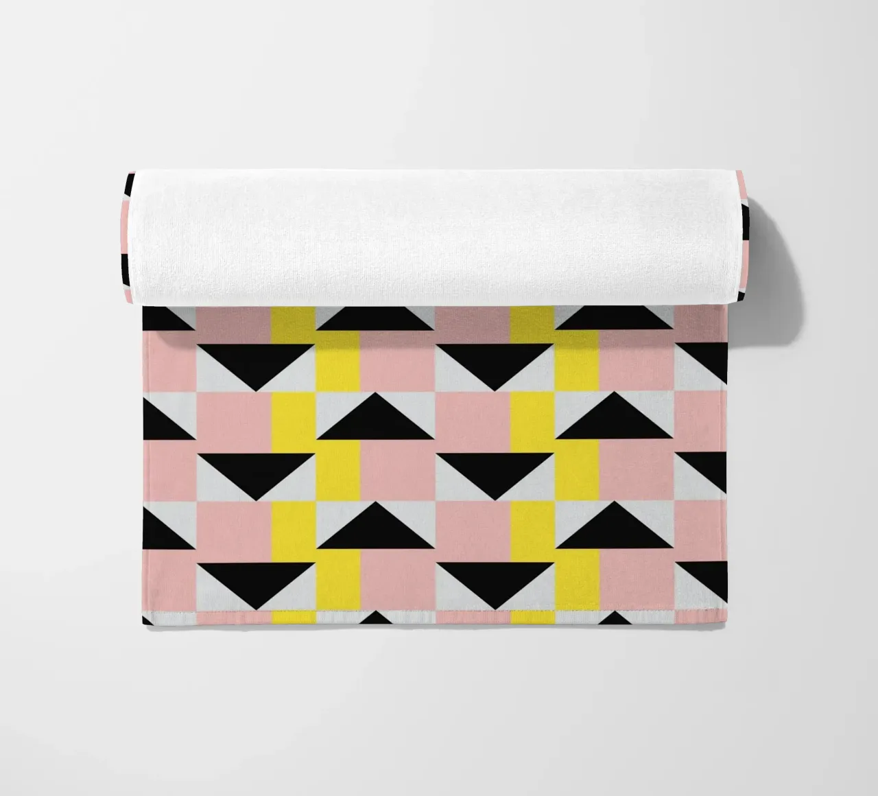 3d Geometrical pattern 03 beach towel by Little Dean