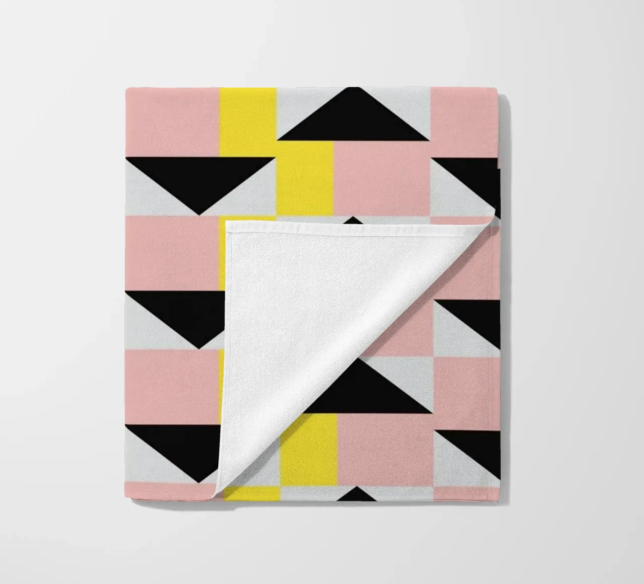 3d Geometrical pattern 03 beach towel by Little Dean