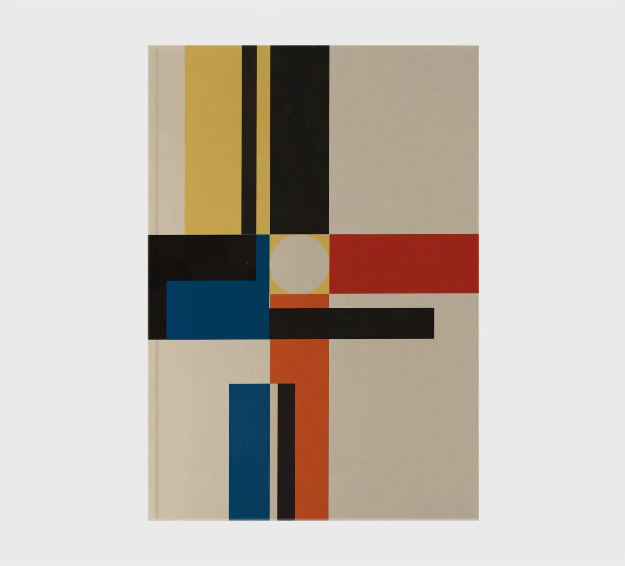 Bauhaus block arrangement notebook by Little Dean