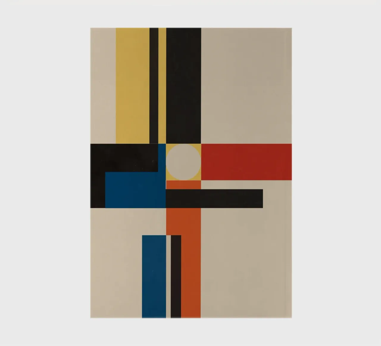 Bauhaus block arrangement notebook by Little Dean