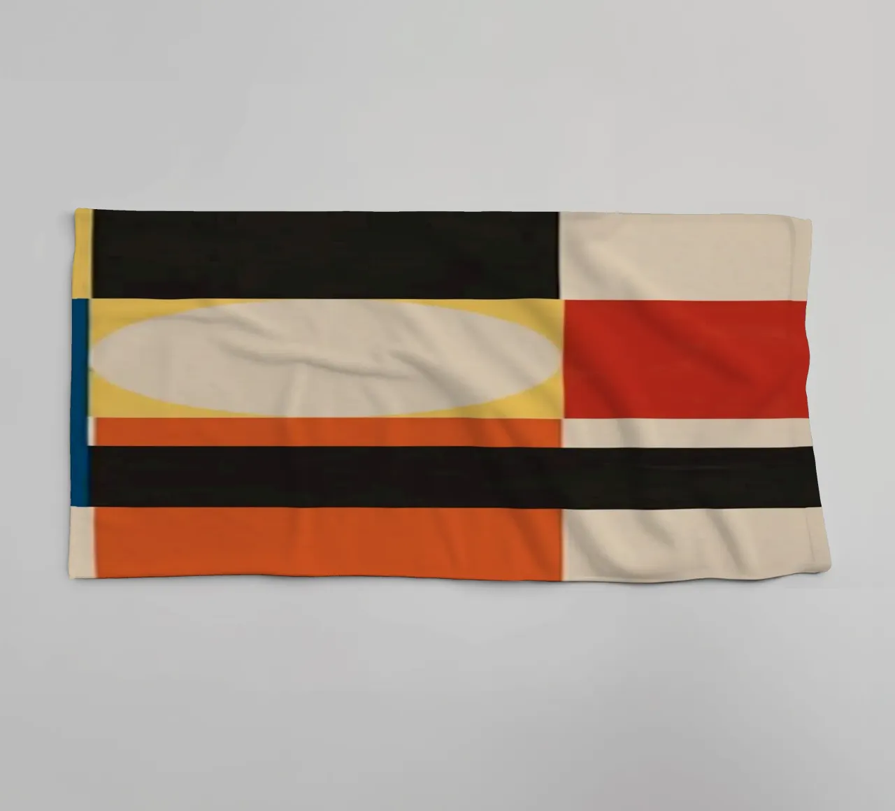 Disposizione dei blocchi Bauhaus asciugamano da bagno da Little Dean