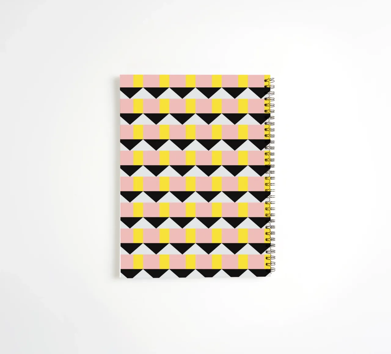 3d Geometrical pattern 04 spiral notebook by Little Dean