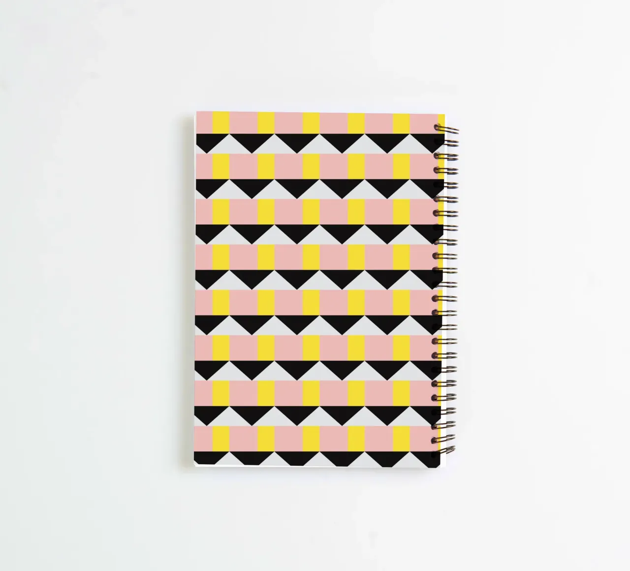 3d Geometrical pattern 04 spiral notebook by Little Dean