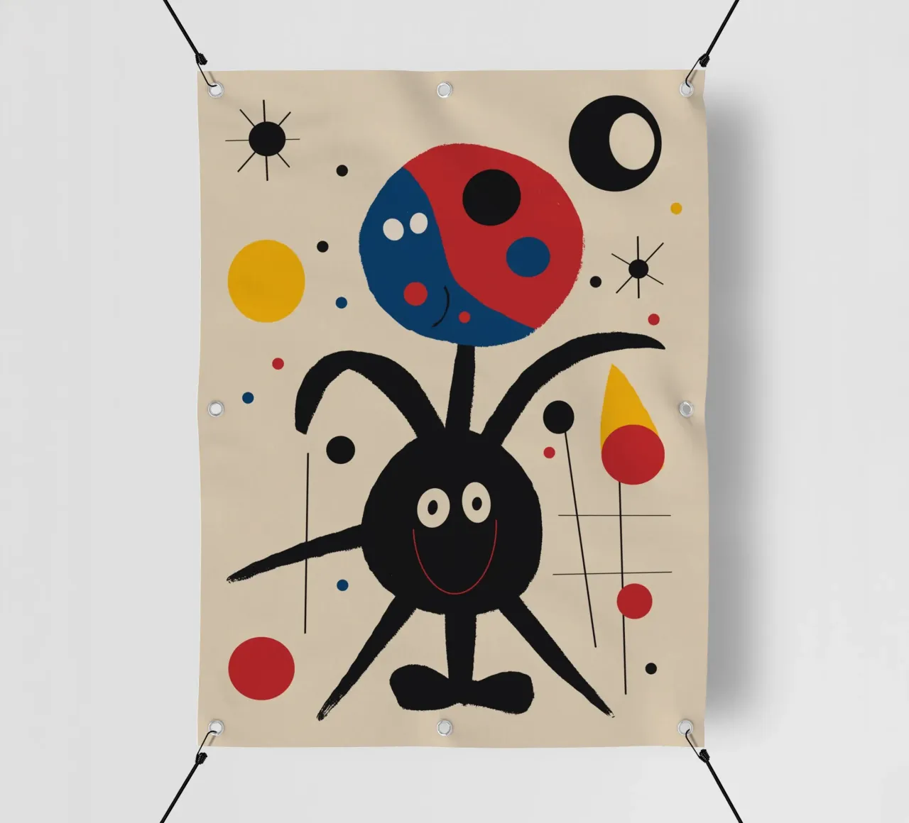 Molecola nervosa telo in pvc da Little Dean