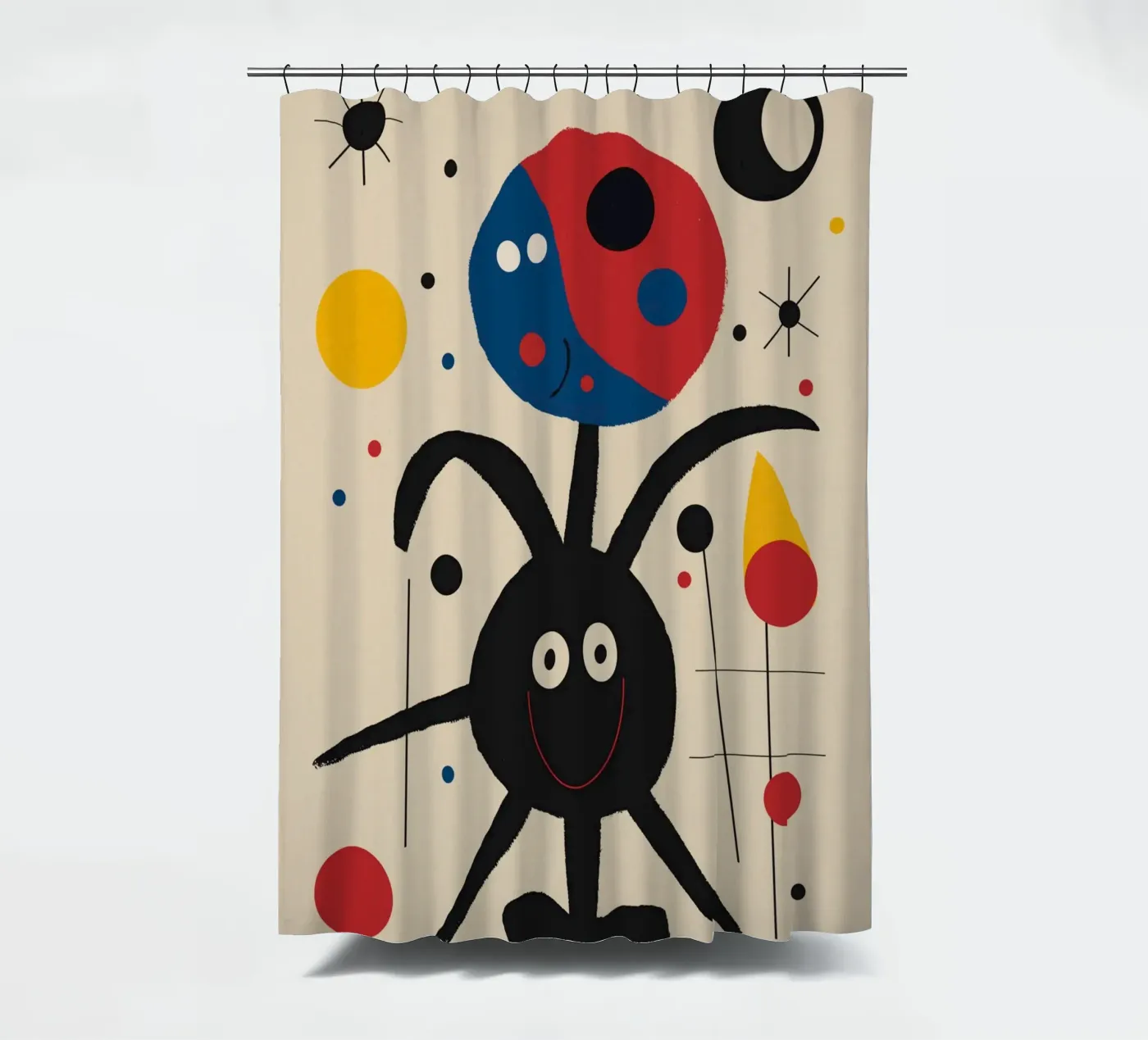 Jumpy molecule Duschvorhang von Little Dean